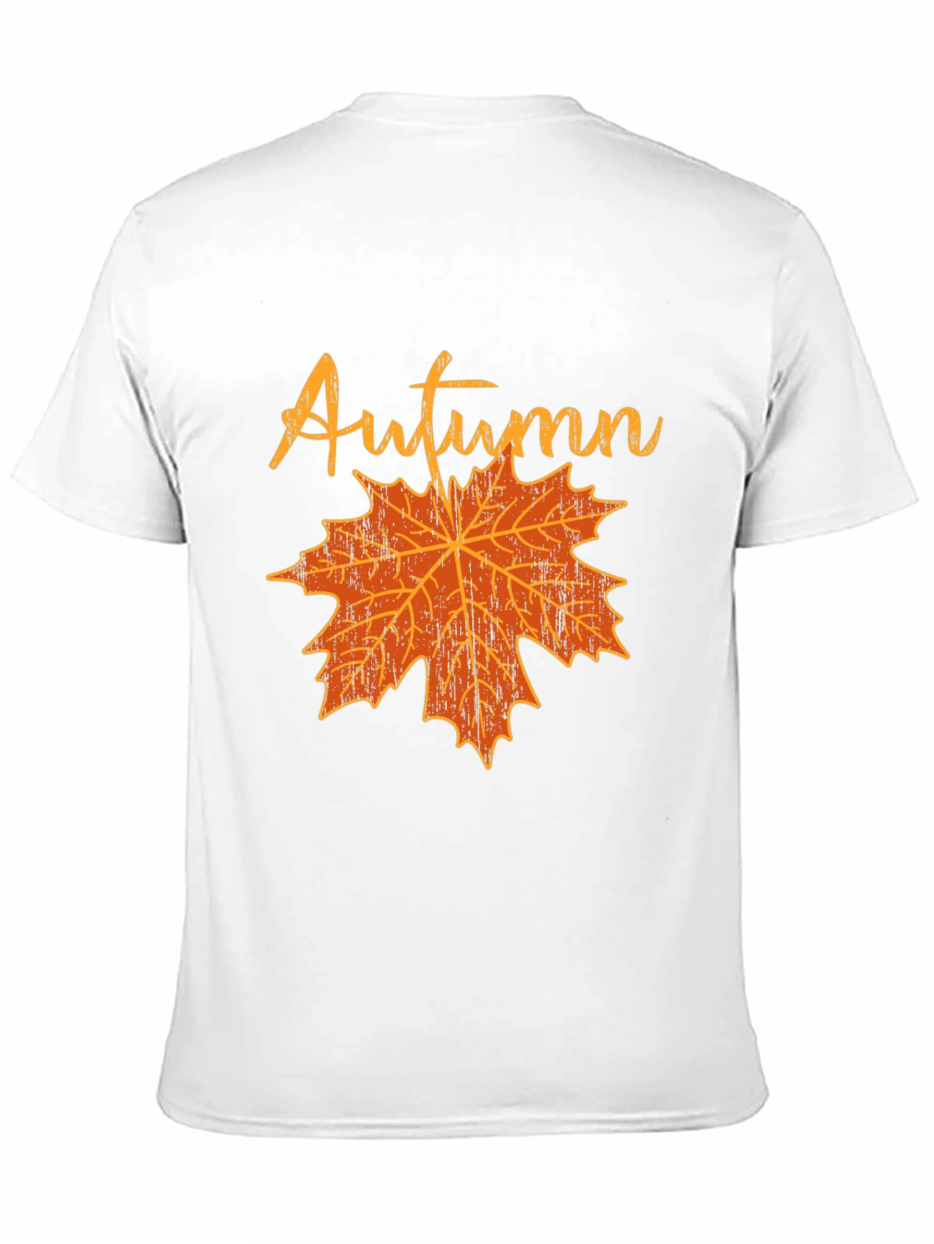 Autumn Leaf Graphic T-Shirt - Black