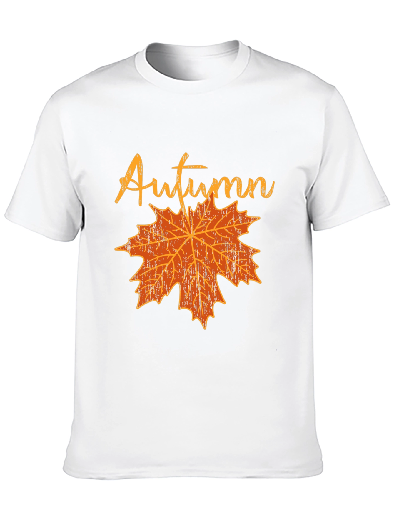 Autumn Leaf Graphic T-Shirt - Black