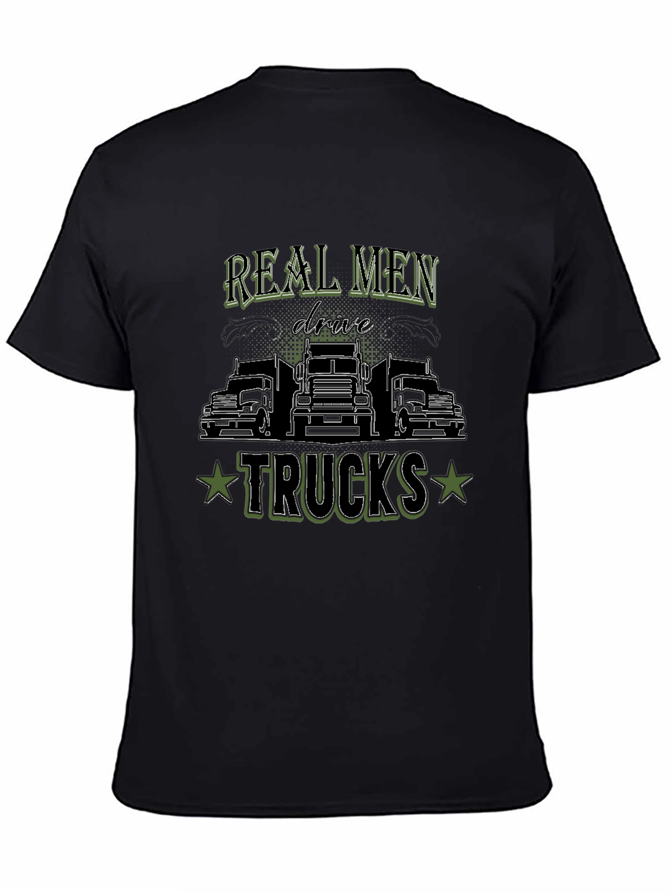 Real Men Drive Trucks Graphic Tee