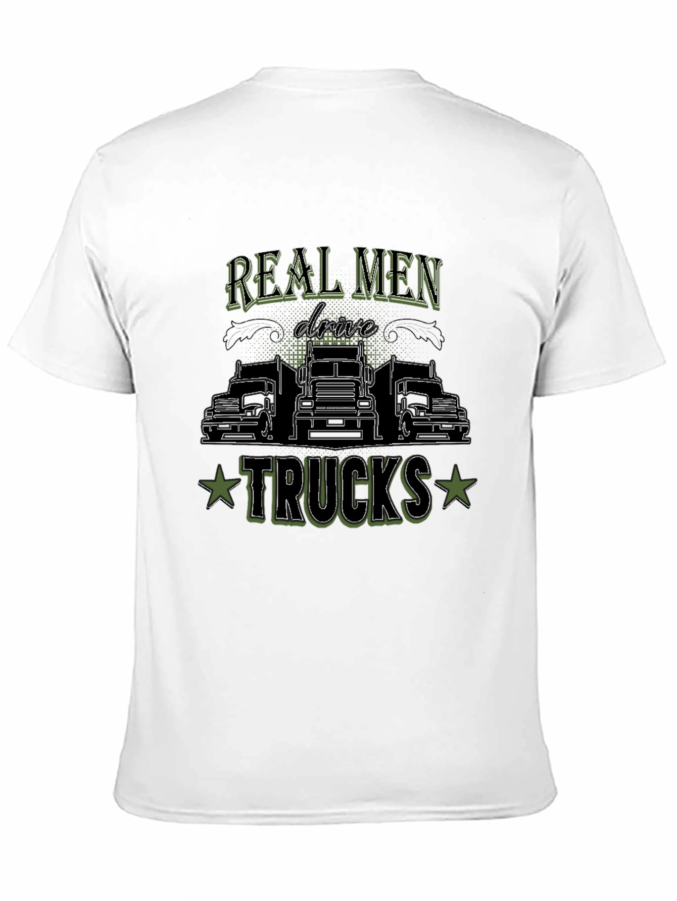 Real Men Drive Trucks Graphic Tee
