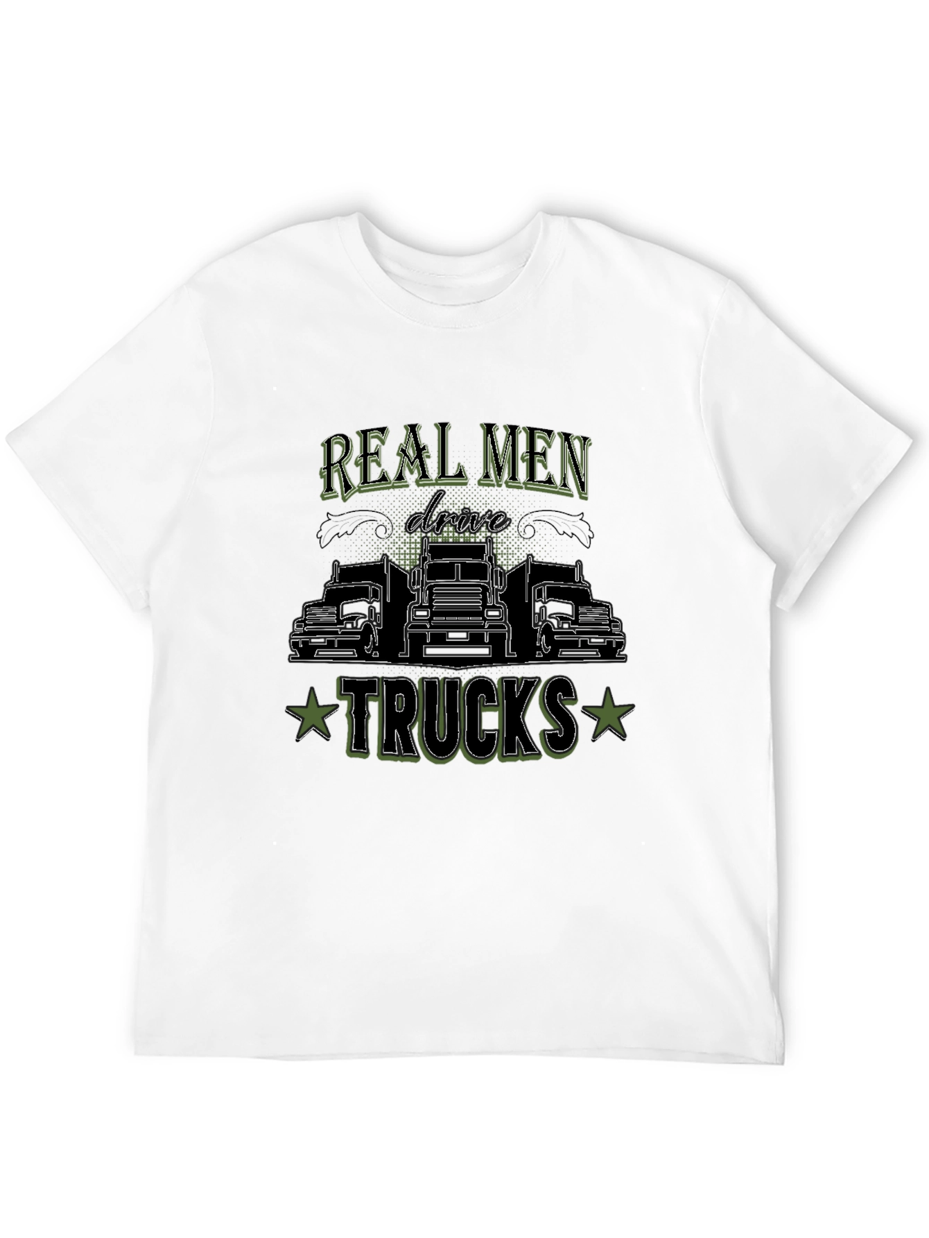 Real Men Drive Trucks Graphic Tee