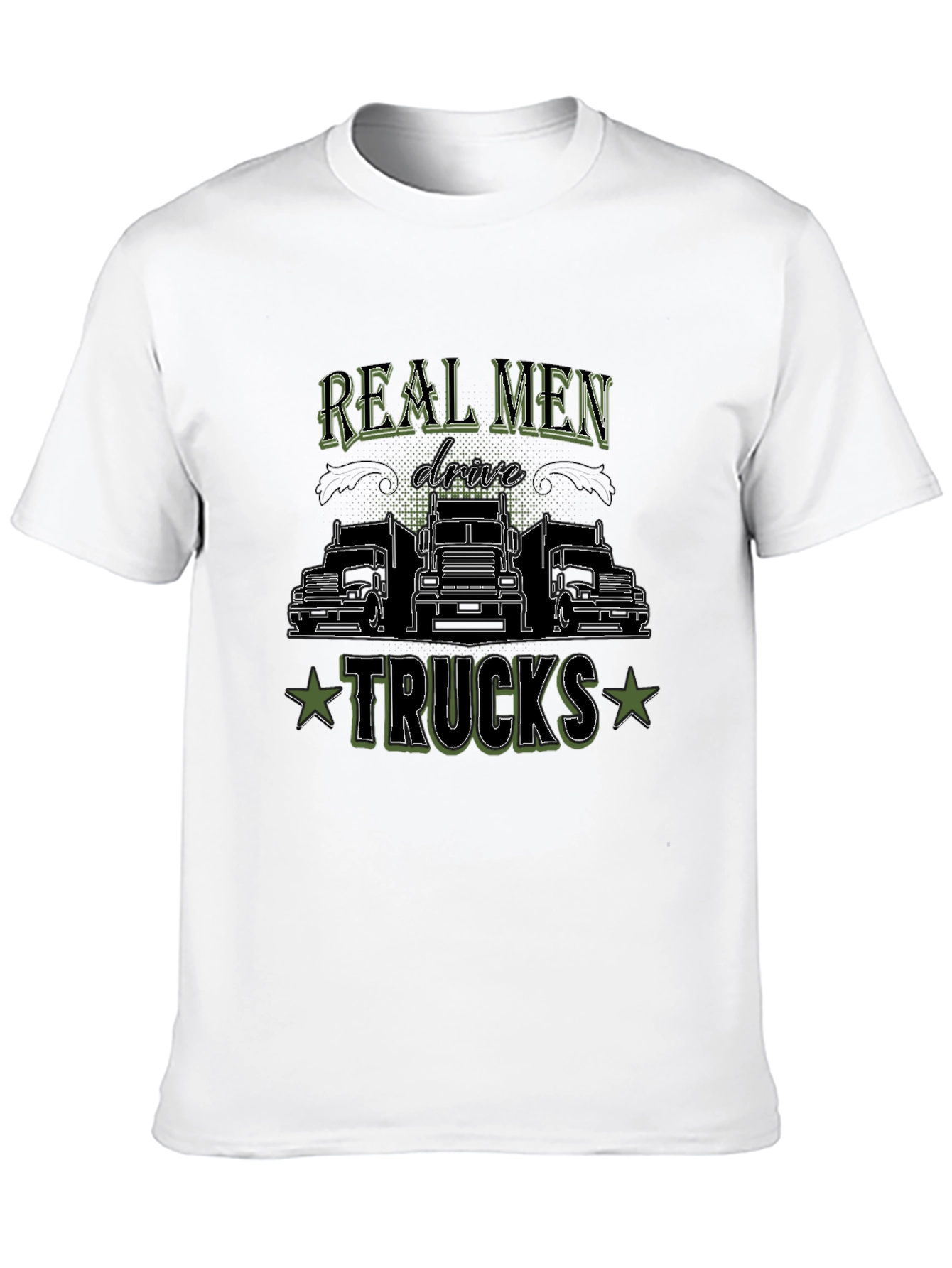 Real Men Drive Trucks Graphic Tee