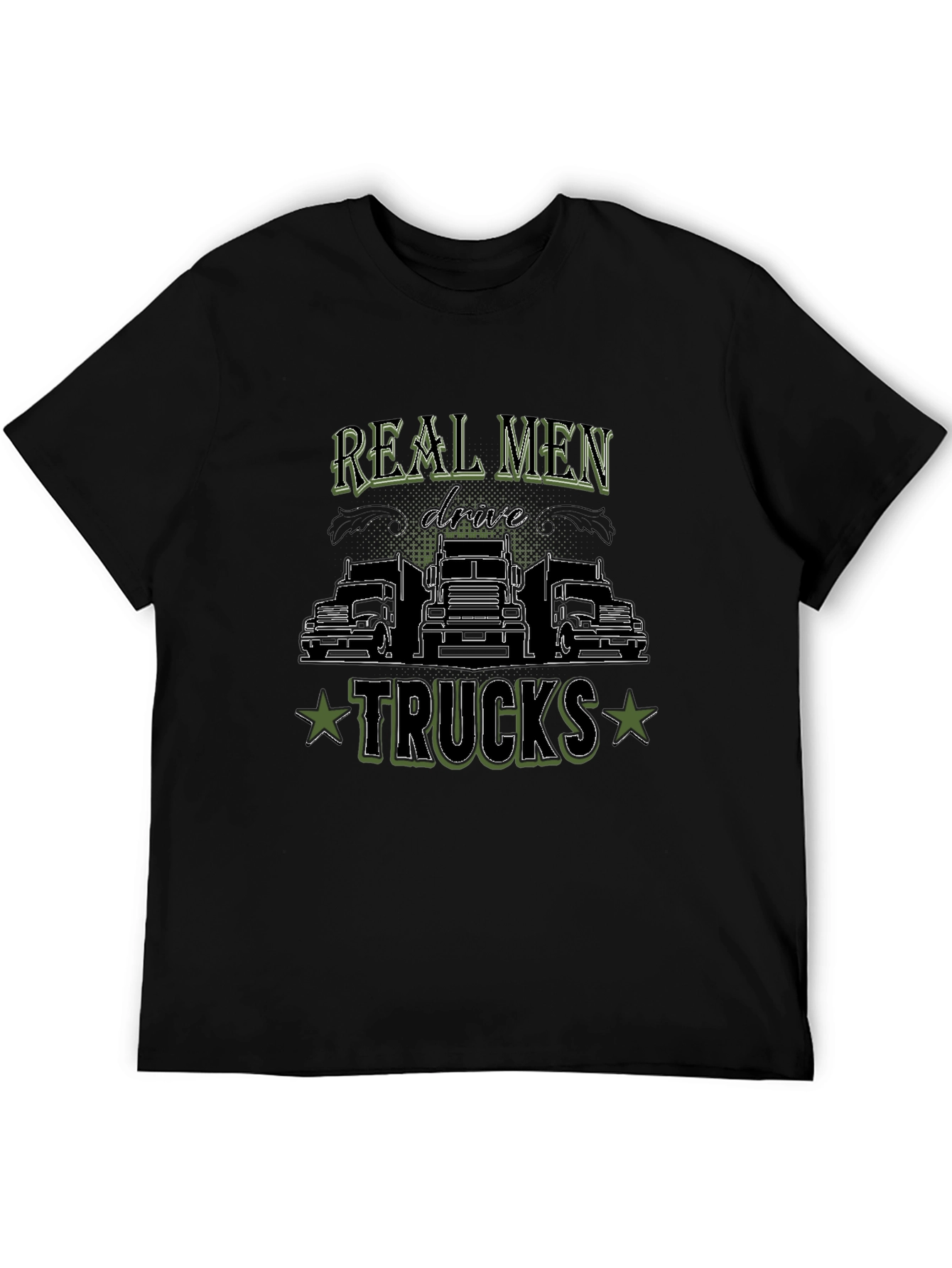 Real Men Drive Trucks Graphic Tee