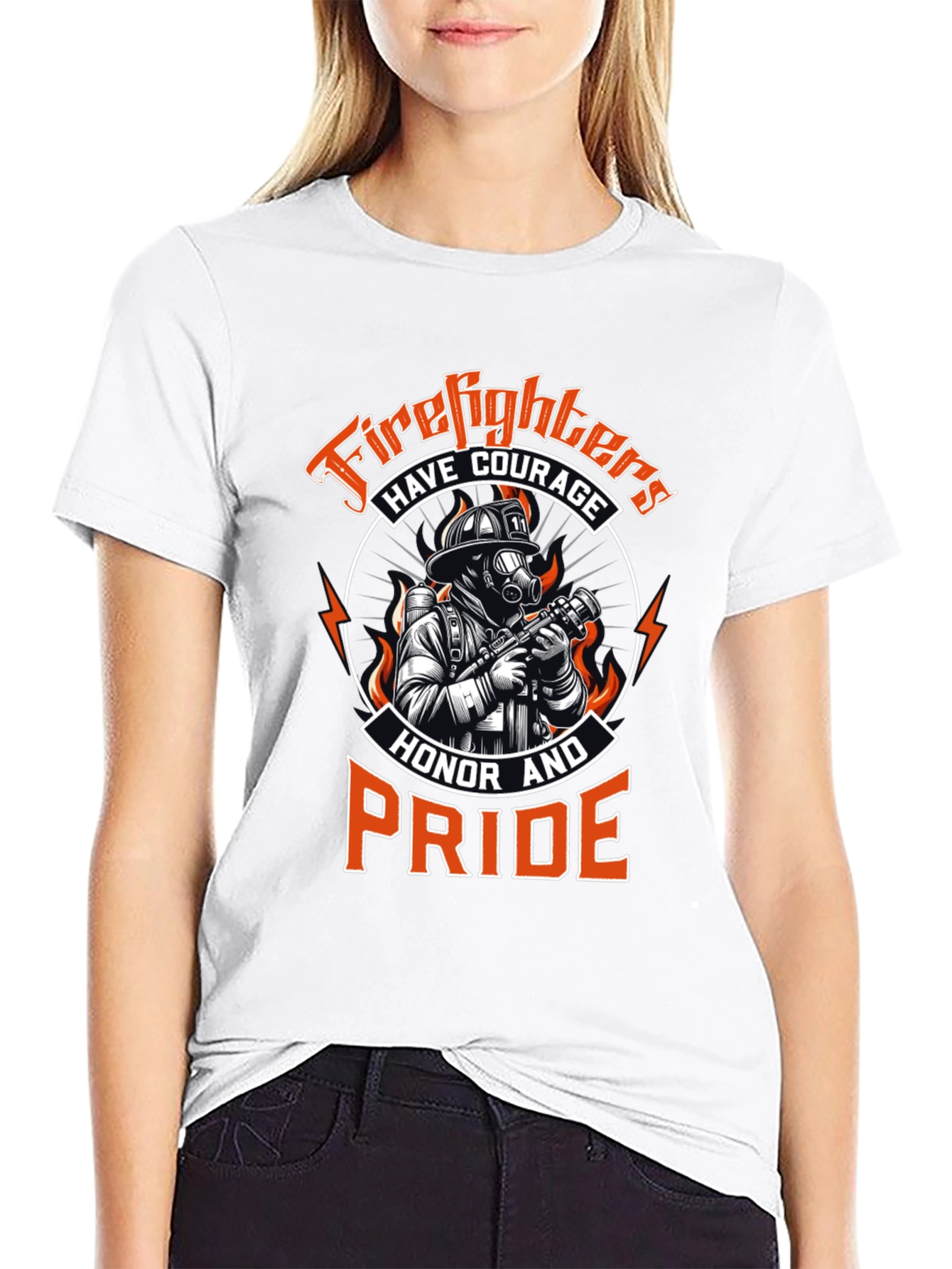 Firefighter Pride Graphic T-Shirt