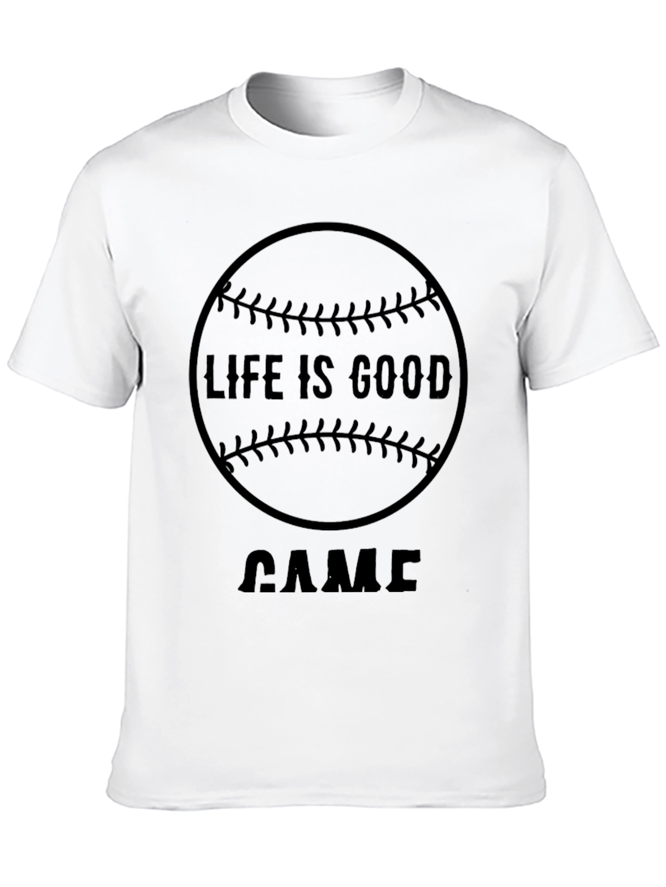 Life is Good Baseball T-Shirt - Game Day Tee