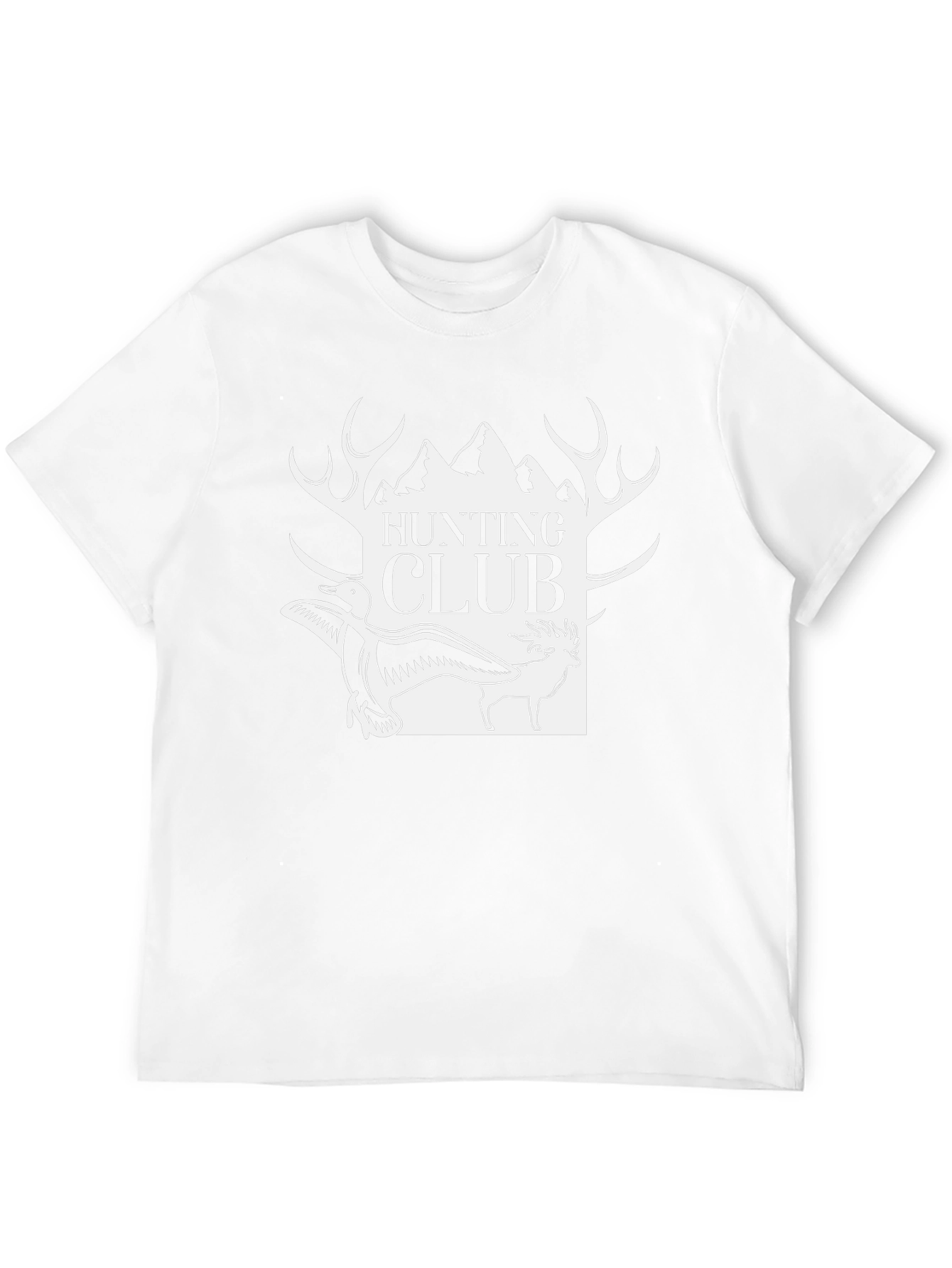 Hunting Club Graphic Tee - Black