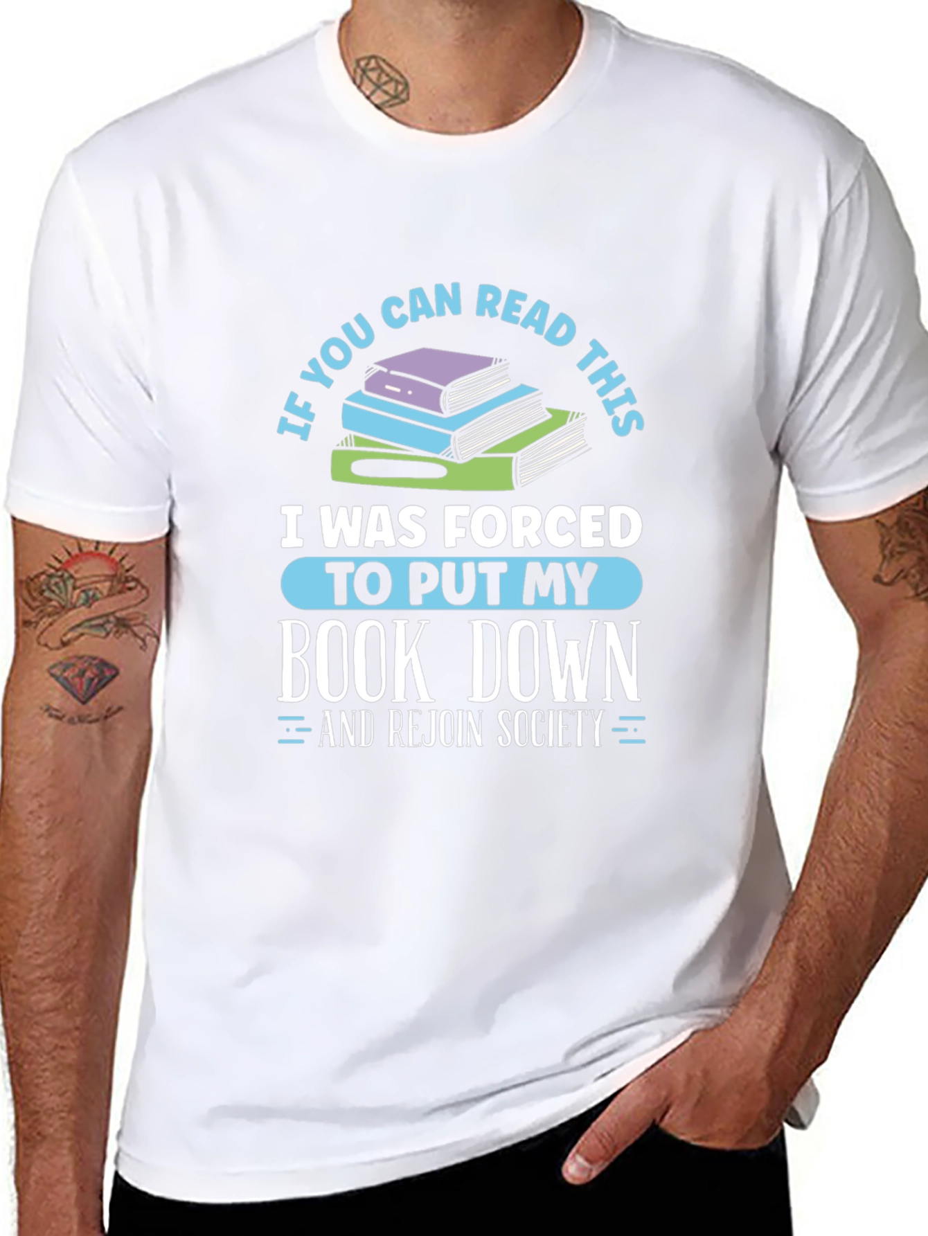 Forced to Put My Book Down T-Shirt