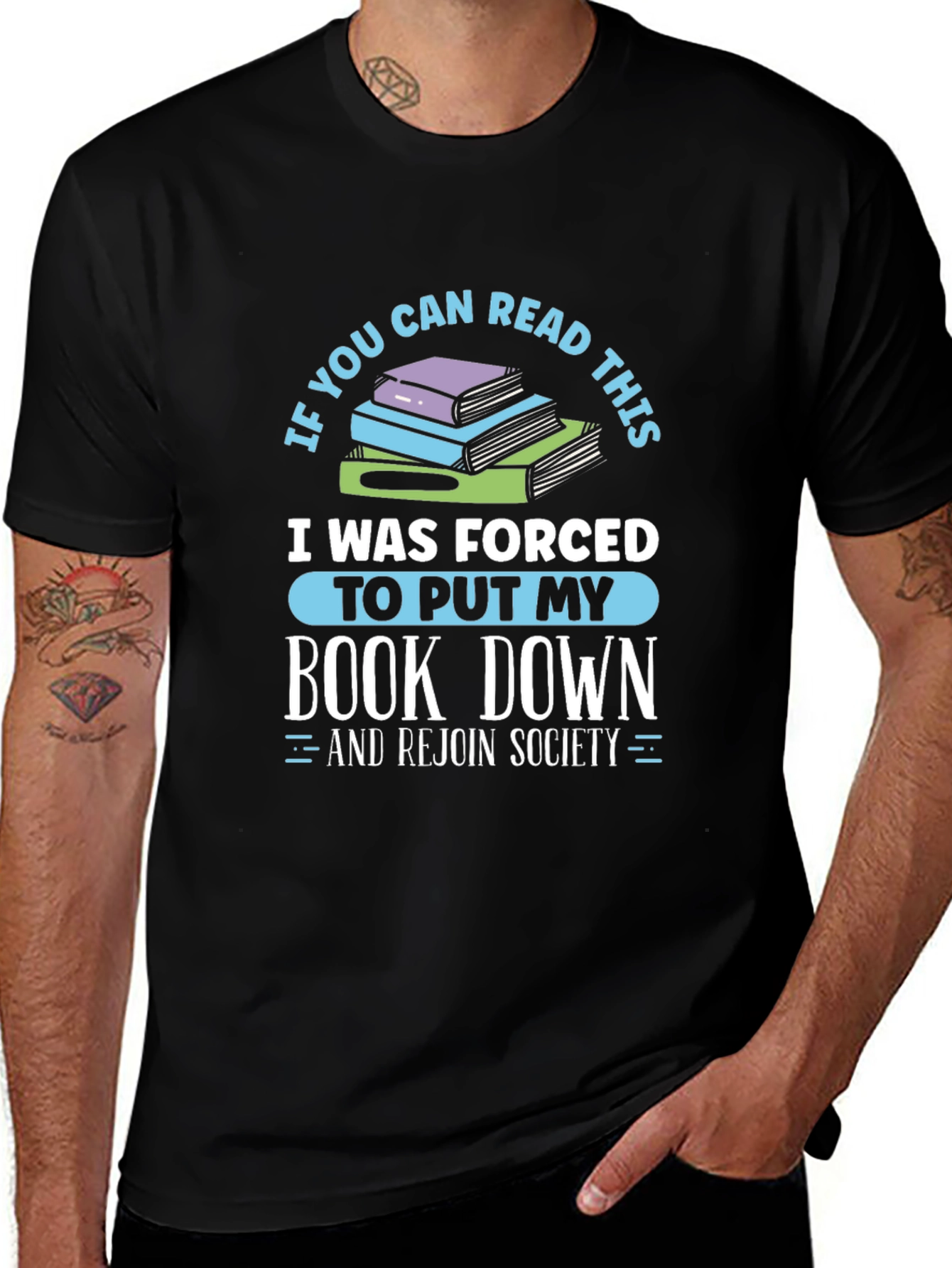 Forced to Put My Book Down T-Shirt