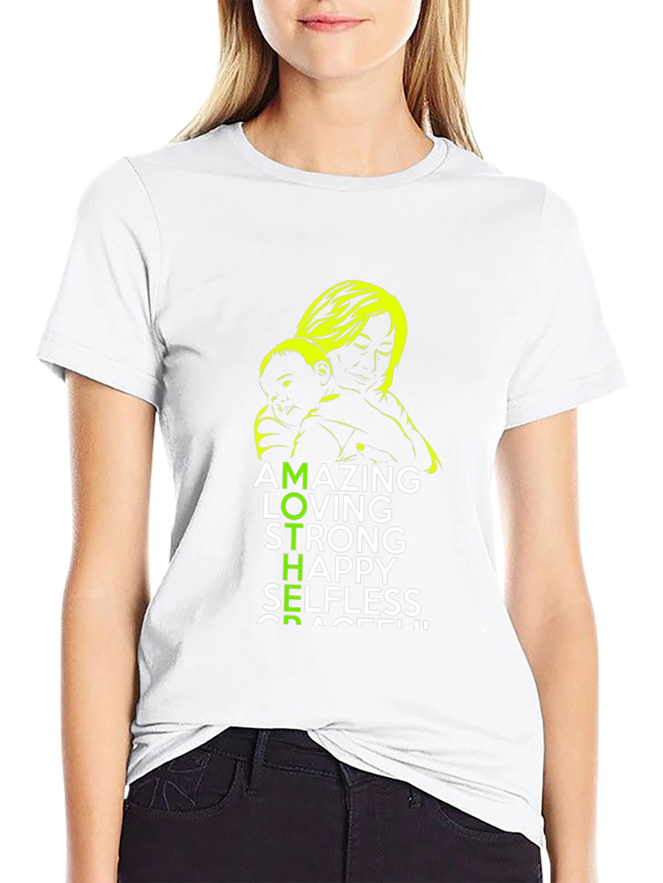 Amazing Mother Graphic T-Shirt Unisex Black Tee