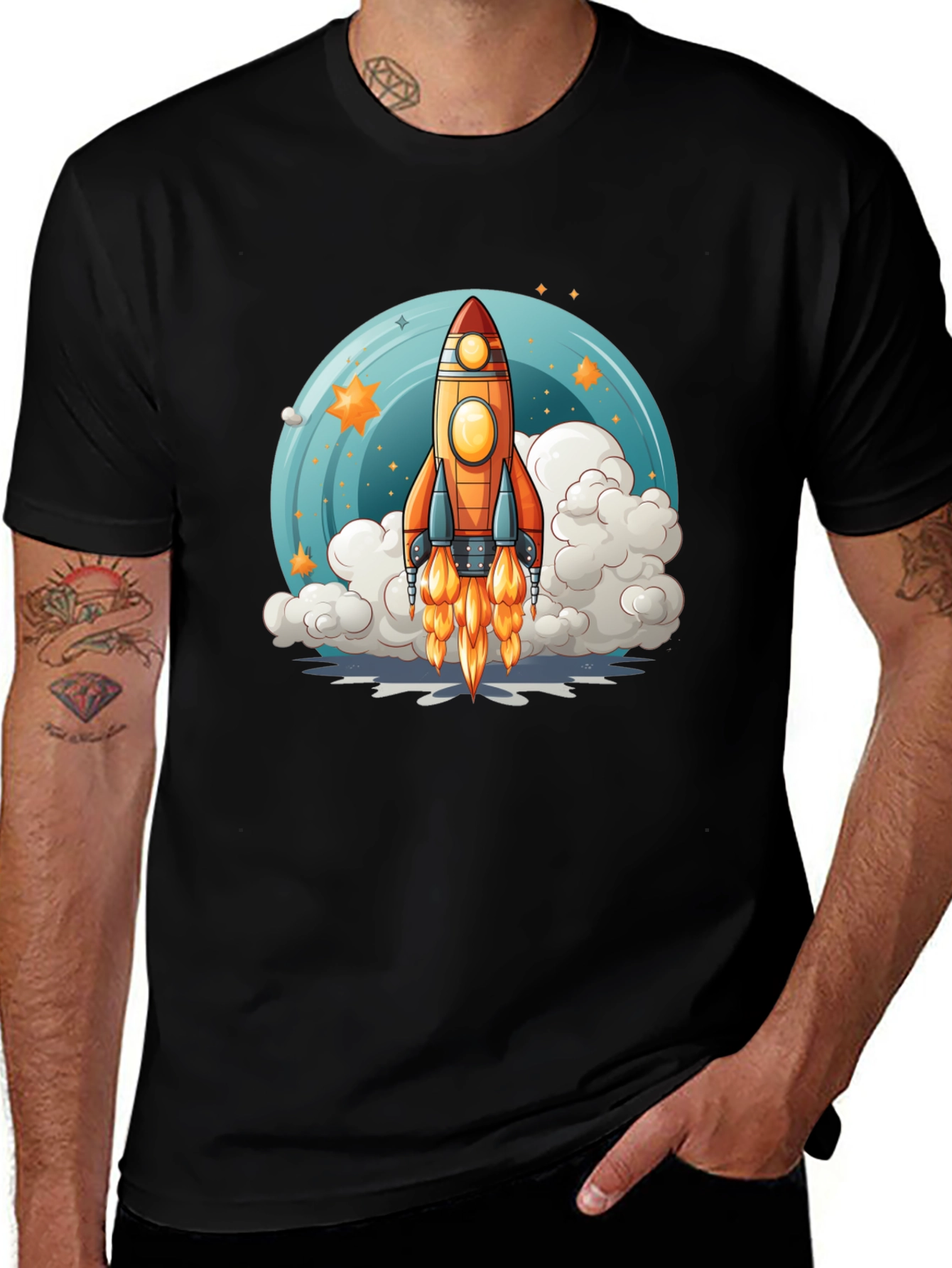 Rocket Launch Graphic Tee