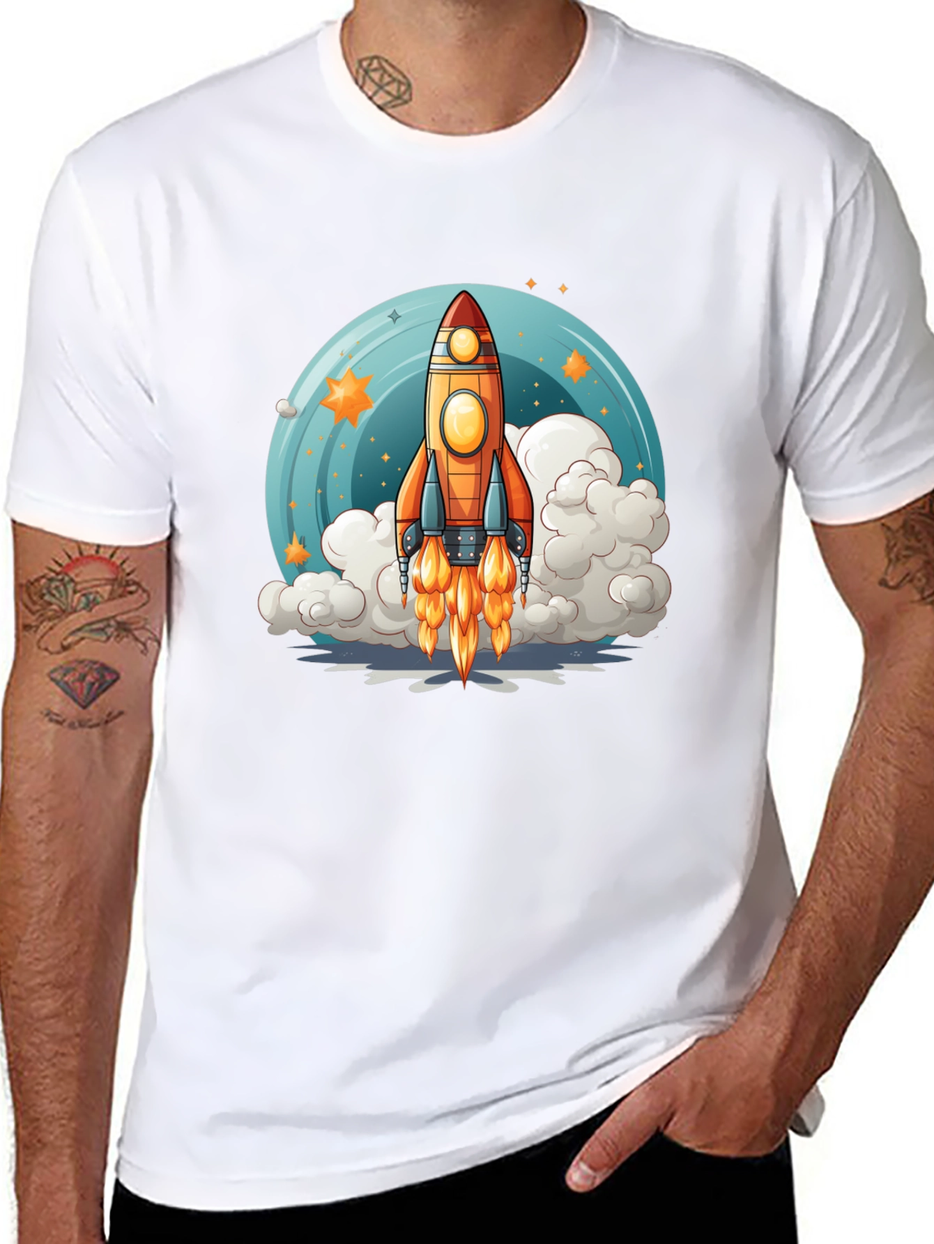 Rocket Launch Graphic Tee