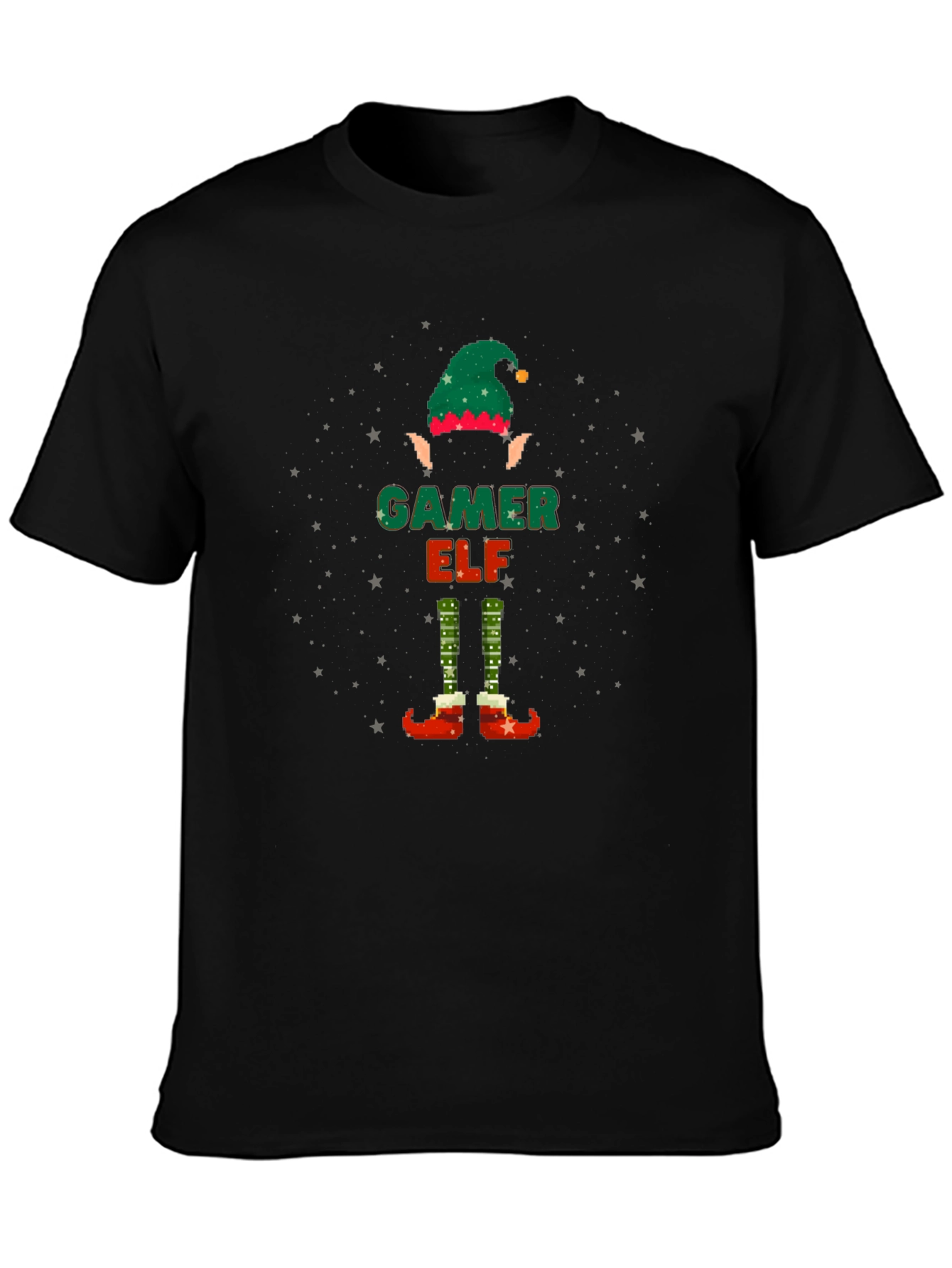 Gamer Elf Christmas T-Shirt