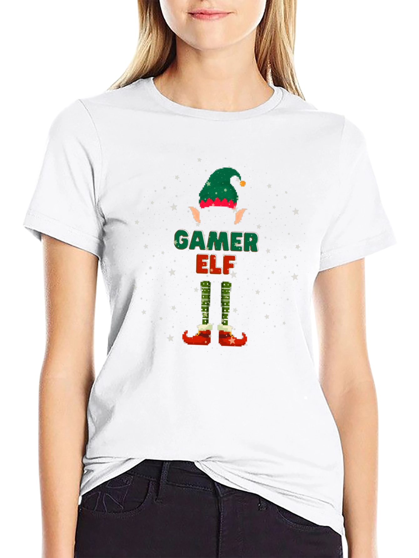 Gamer Elf Christmas T-Shirt