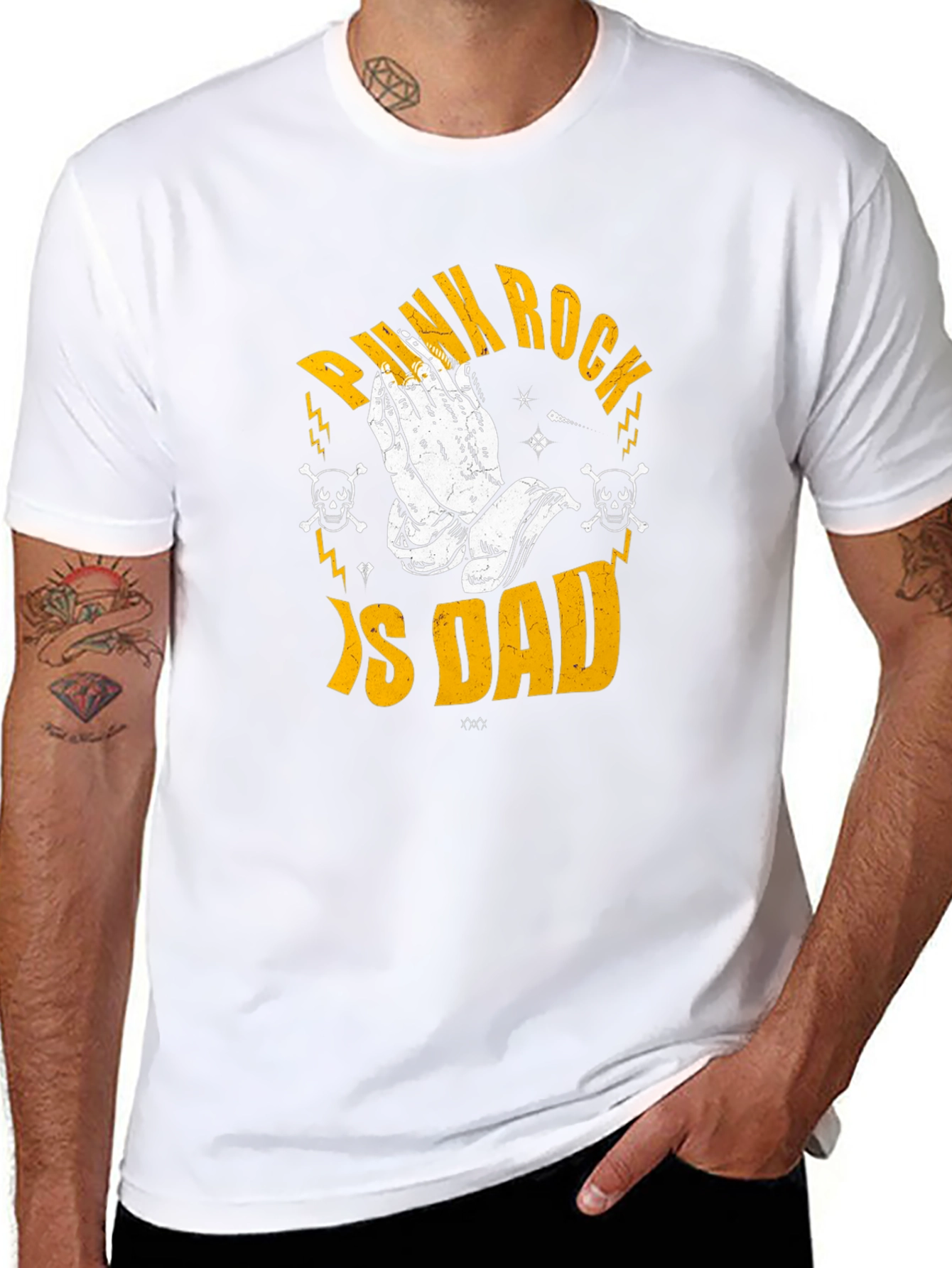 Punk Rock Is Dad Graphic Tee