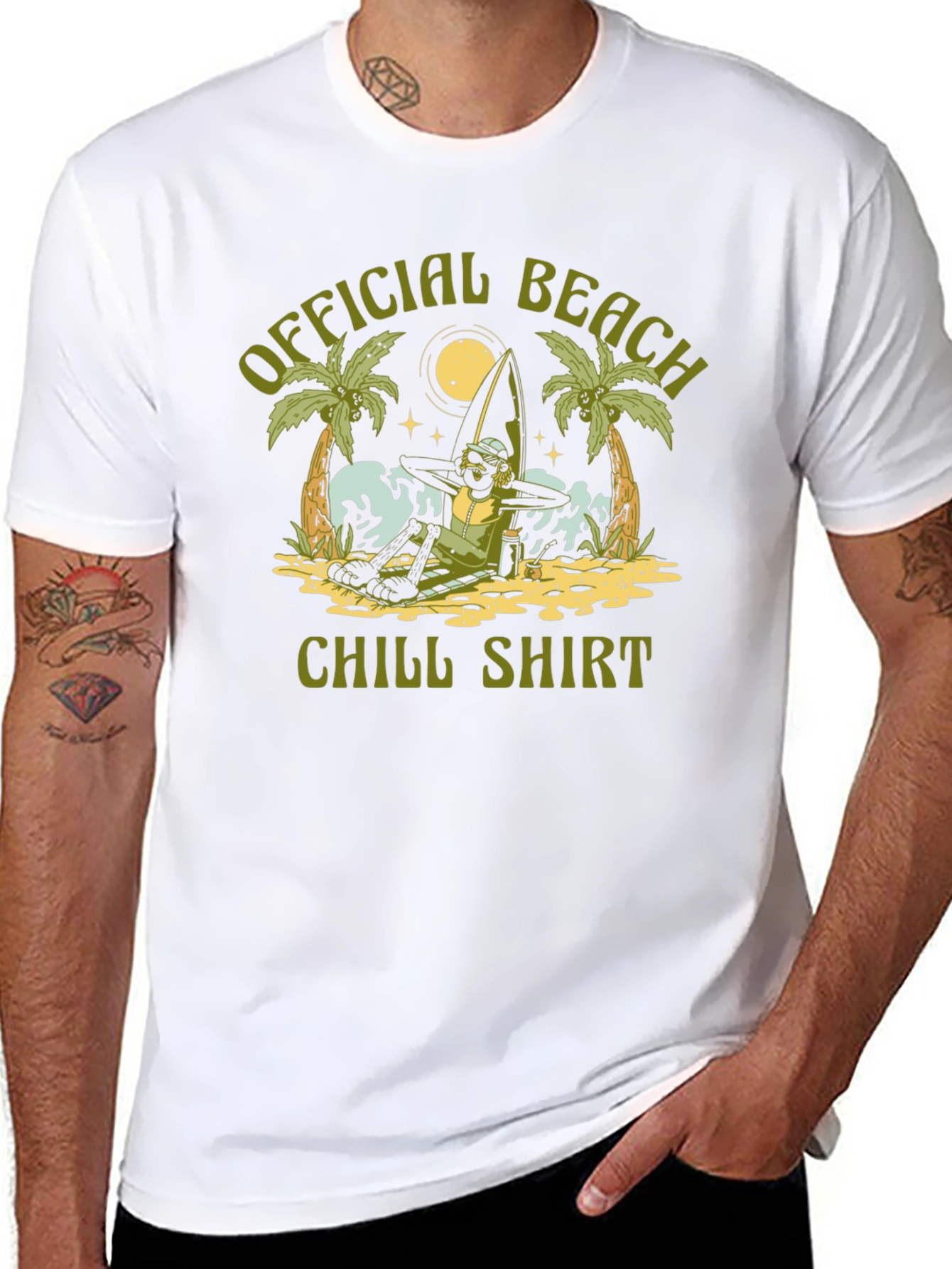 Official Beach Chill Shirt - Relaxed Vibe Tee