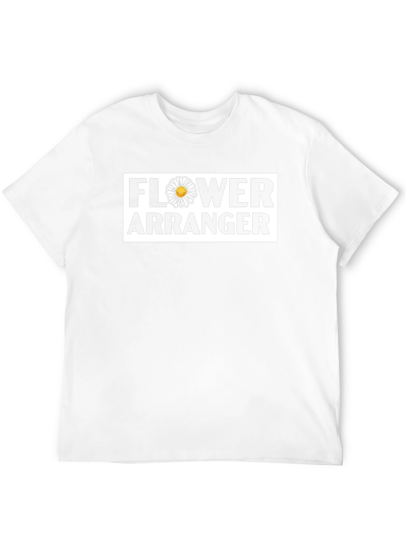 Flower Arranger Graphic Tee - Black Cotton Shirt