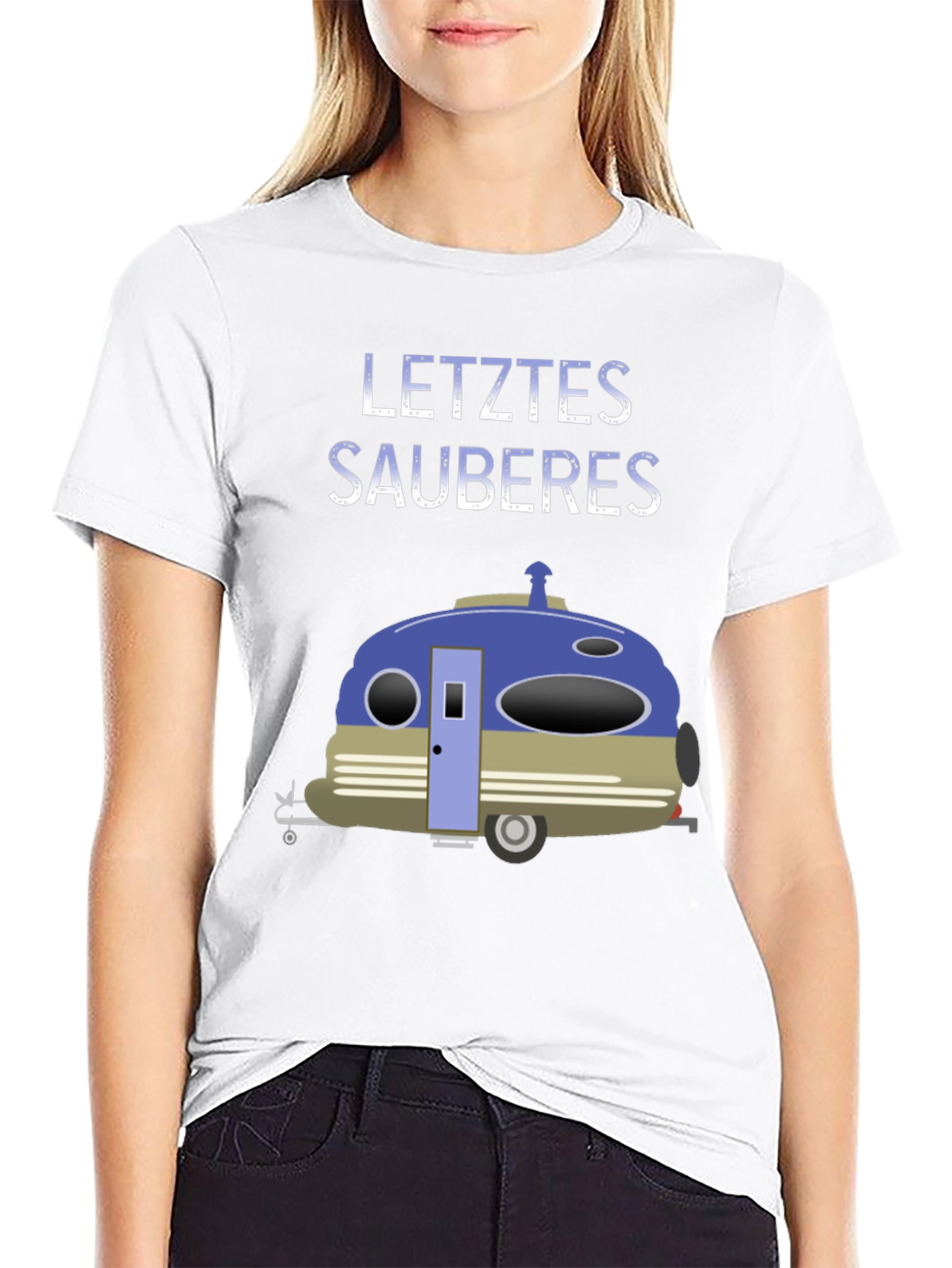 Letztes Sauberes T-Shirt Camping Tee