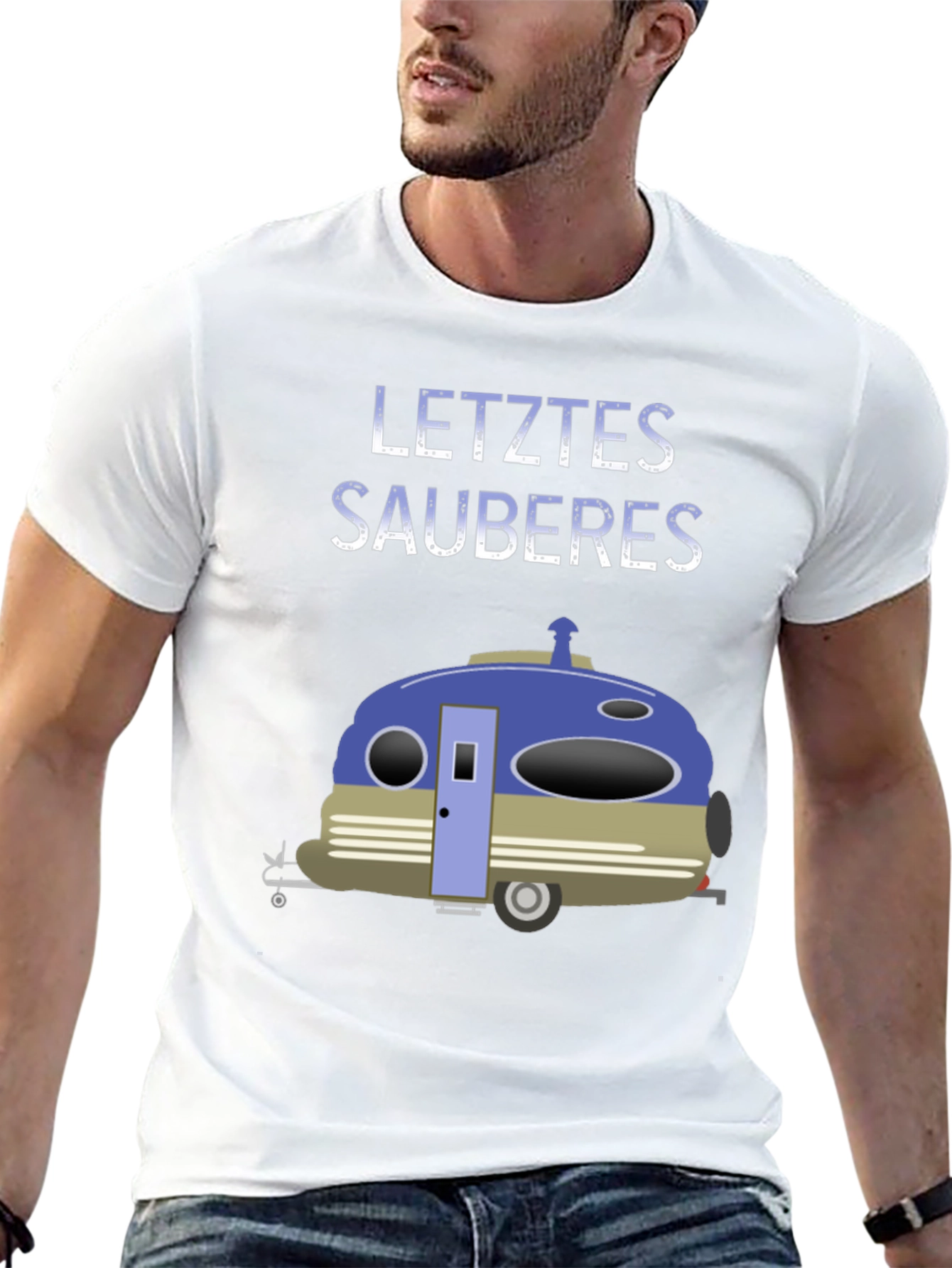 Letztes Sauberes T-Shirt Camping Tee