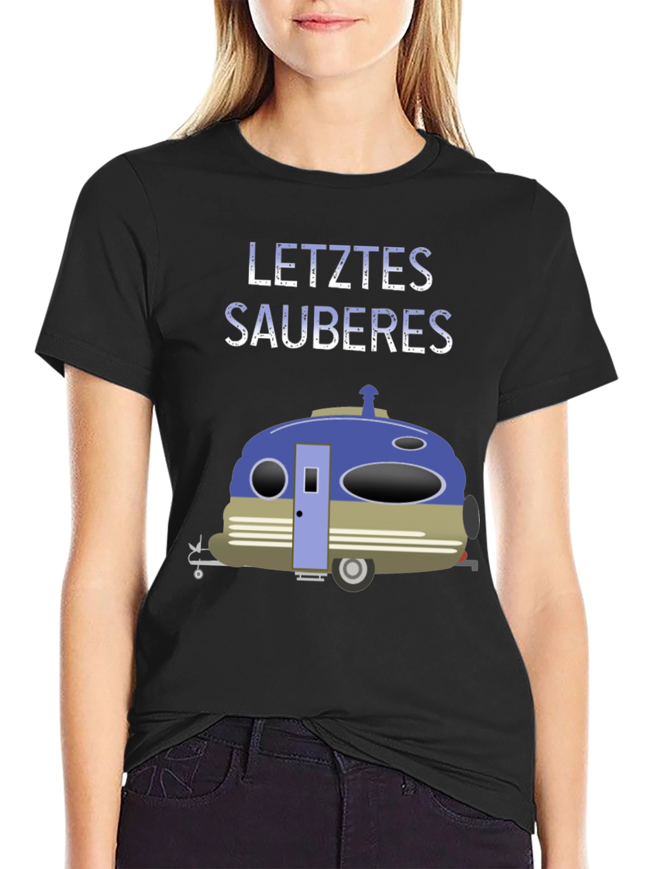 Letztes Sauberes T-Shirt Camping Tee