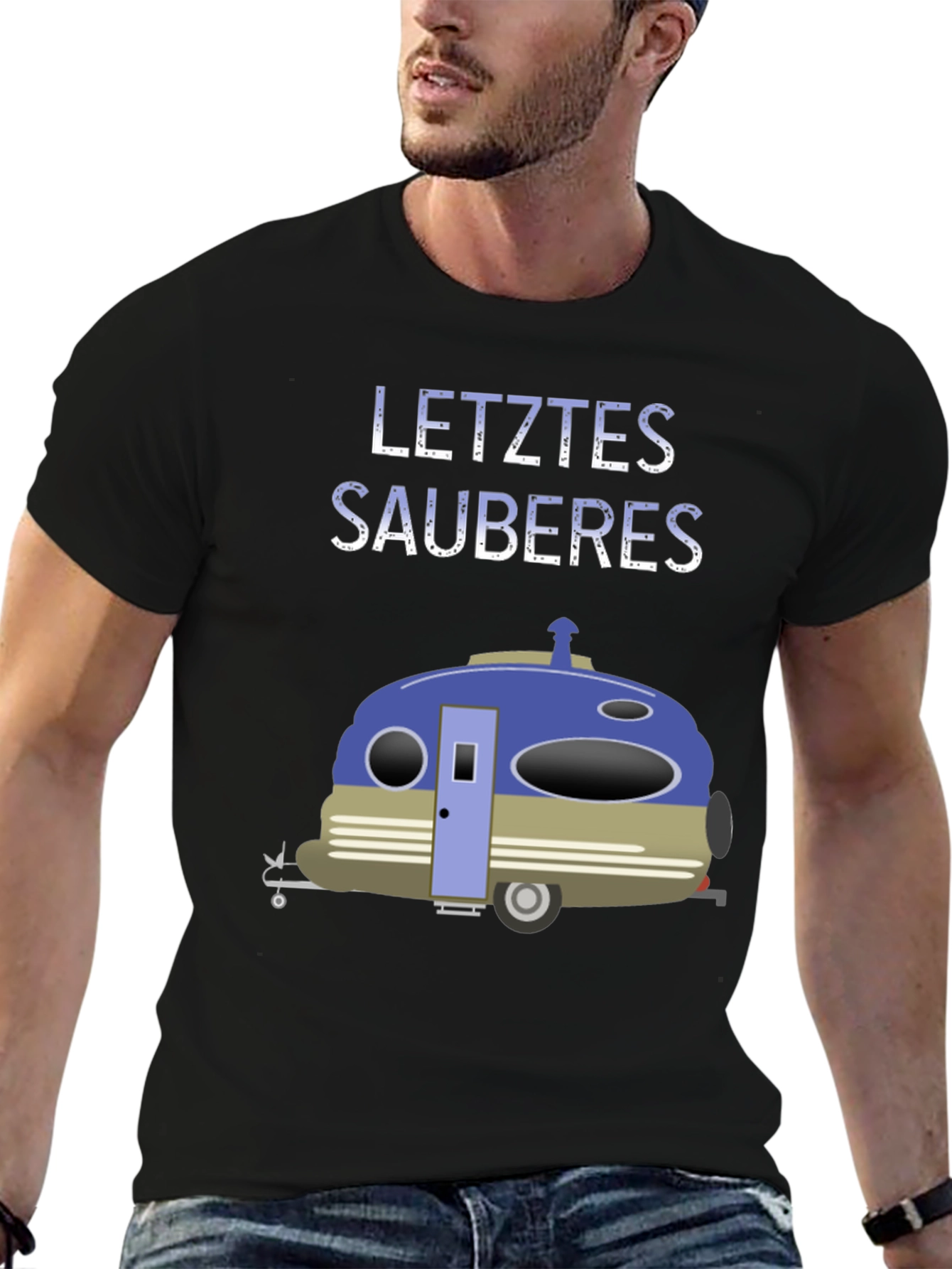 Letztes Sauberes T-Shirt Camping Tee