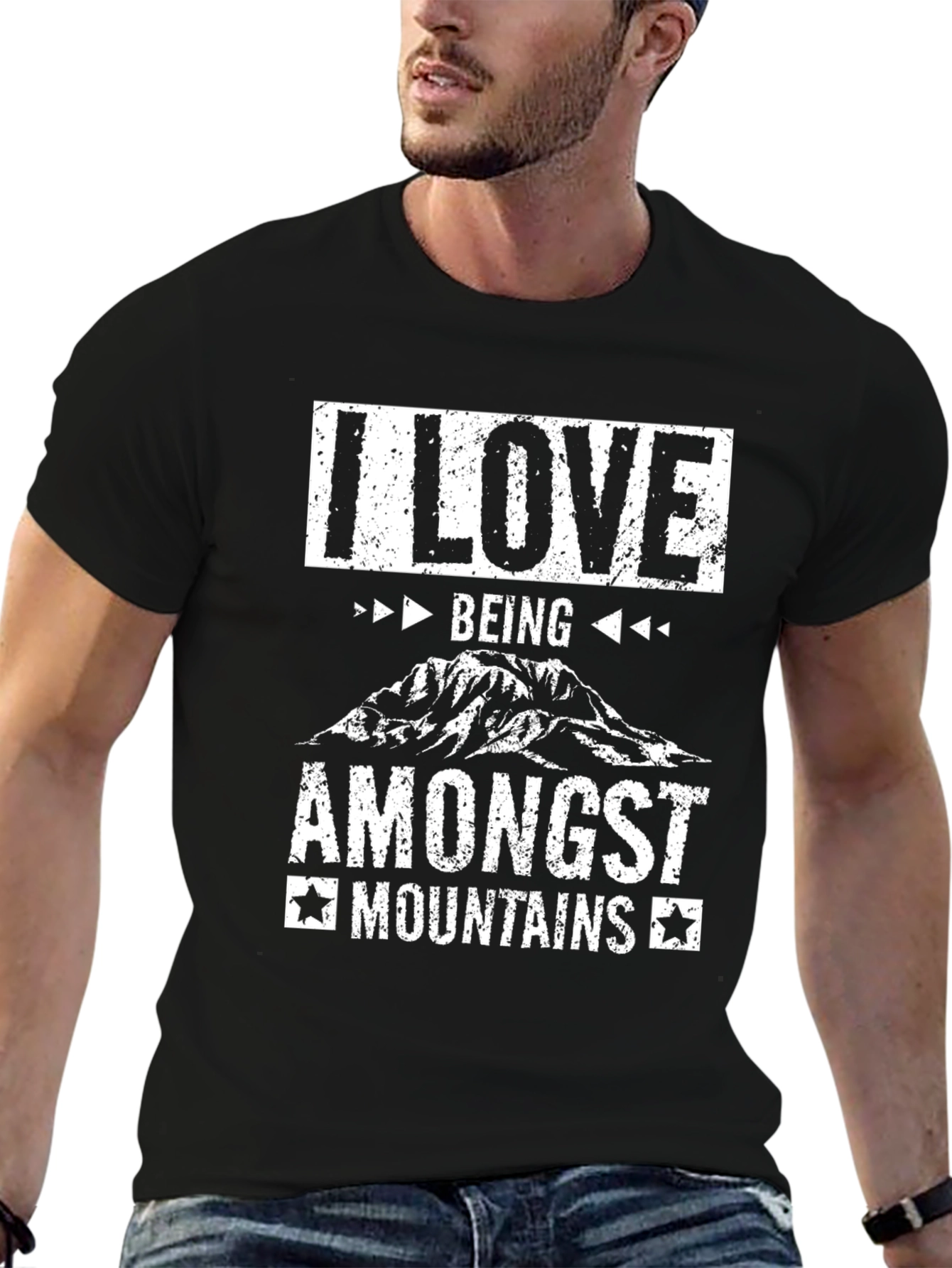 I Love Being Amongst Mountains Graphic Tee