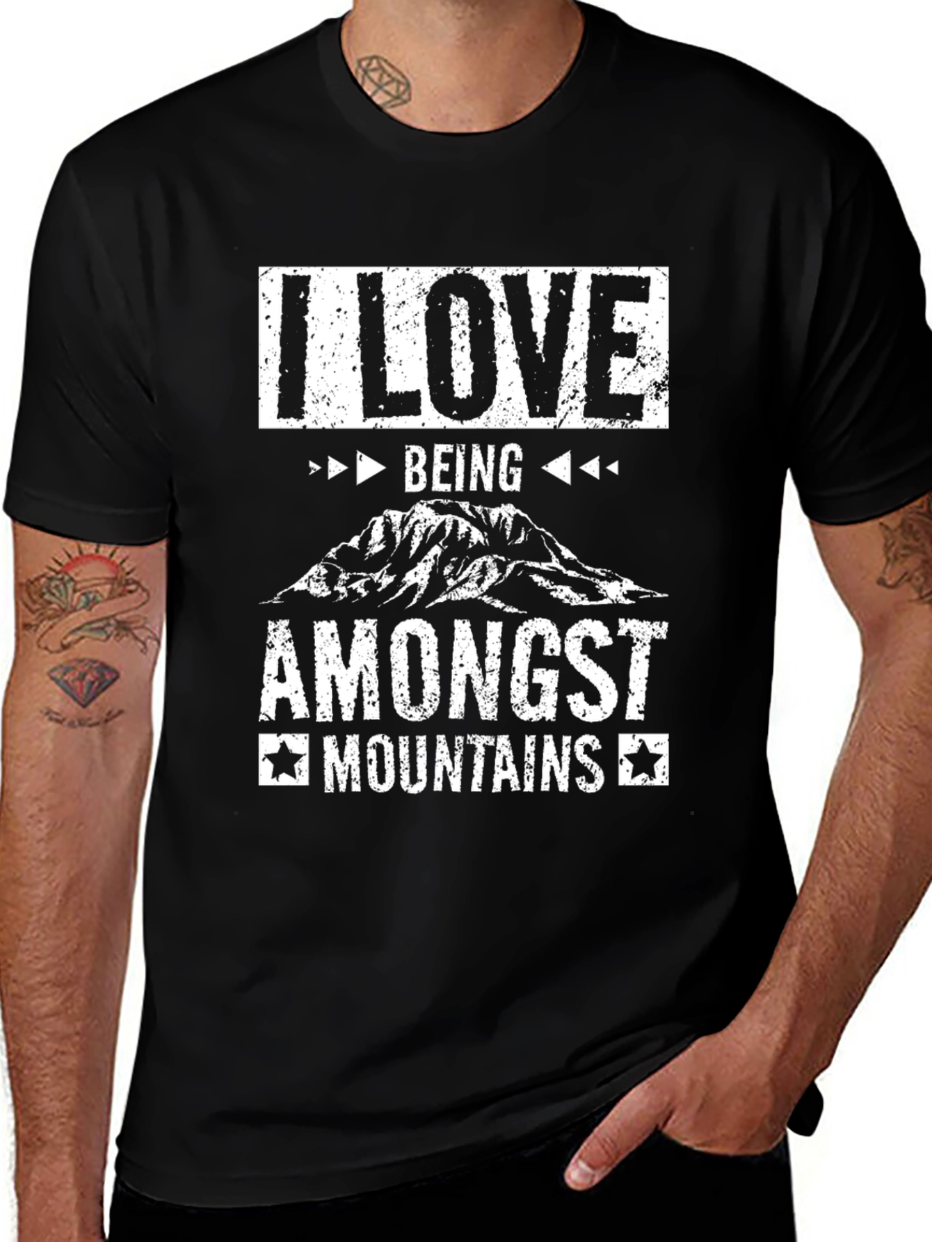 I Love Being Amongst Mountains Graphic Tee