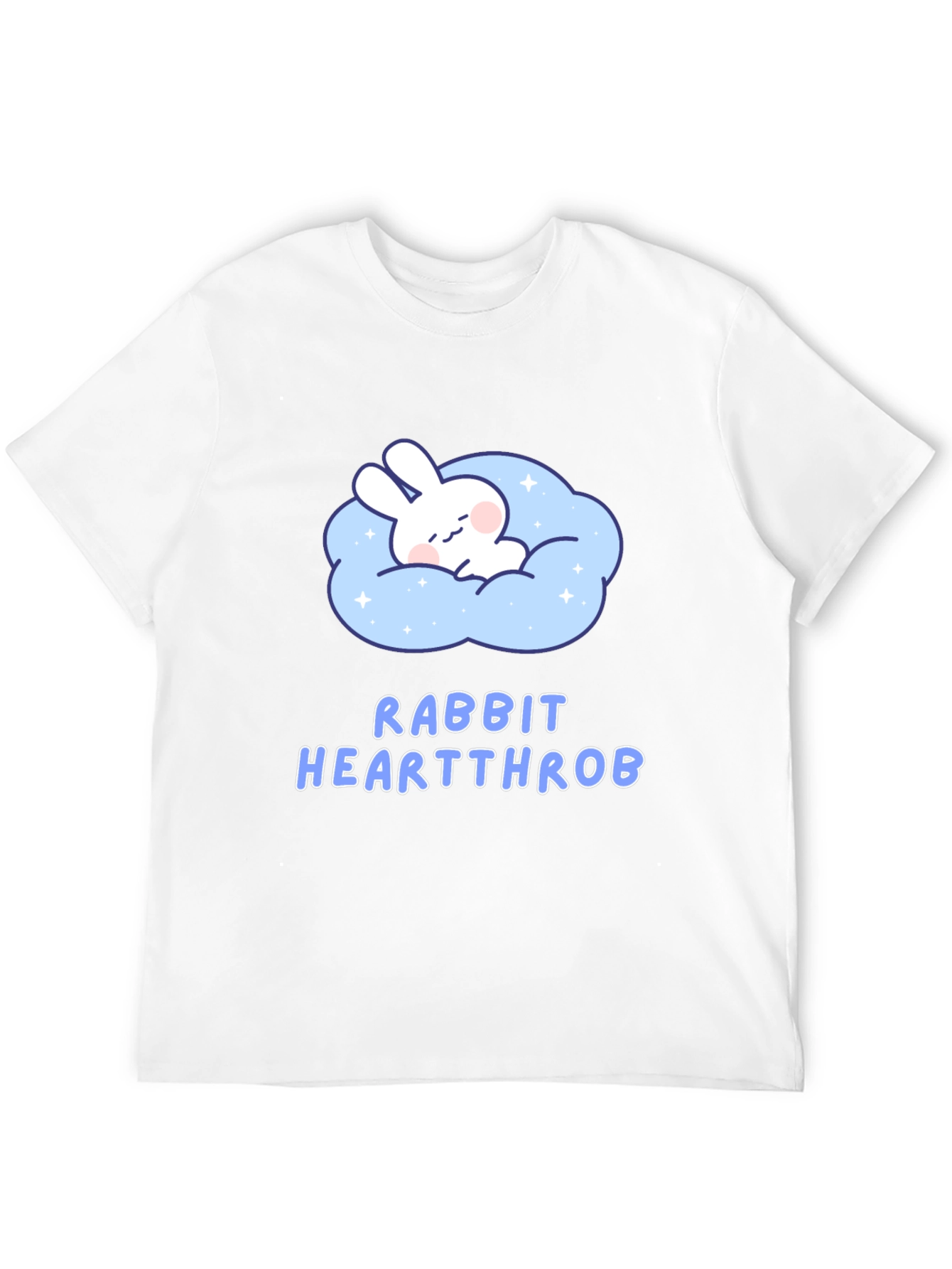 Rabbit Heartthrob Black Tee Shirt