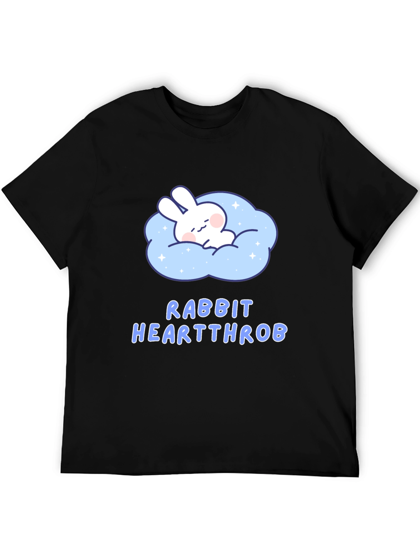 Rabbit Heartthrob Black Tee Shirt