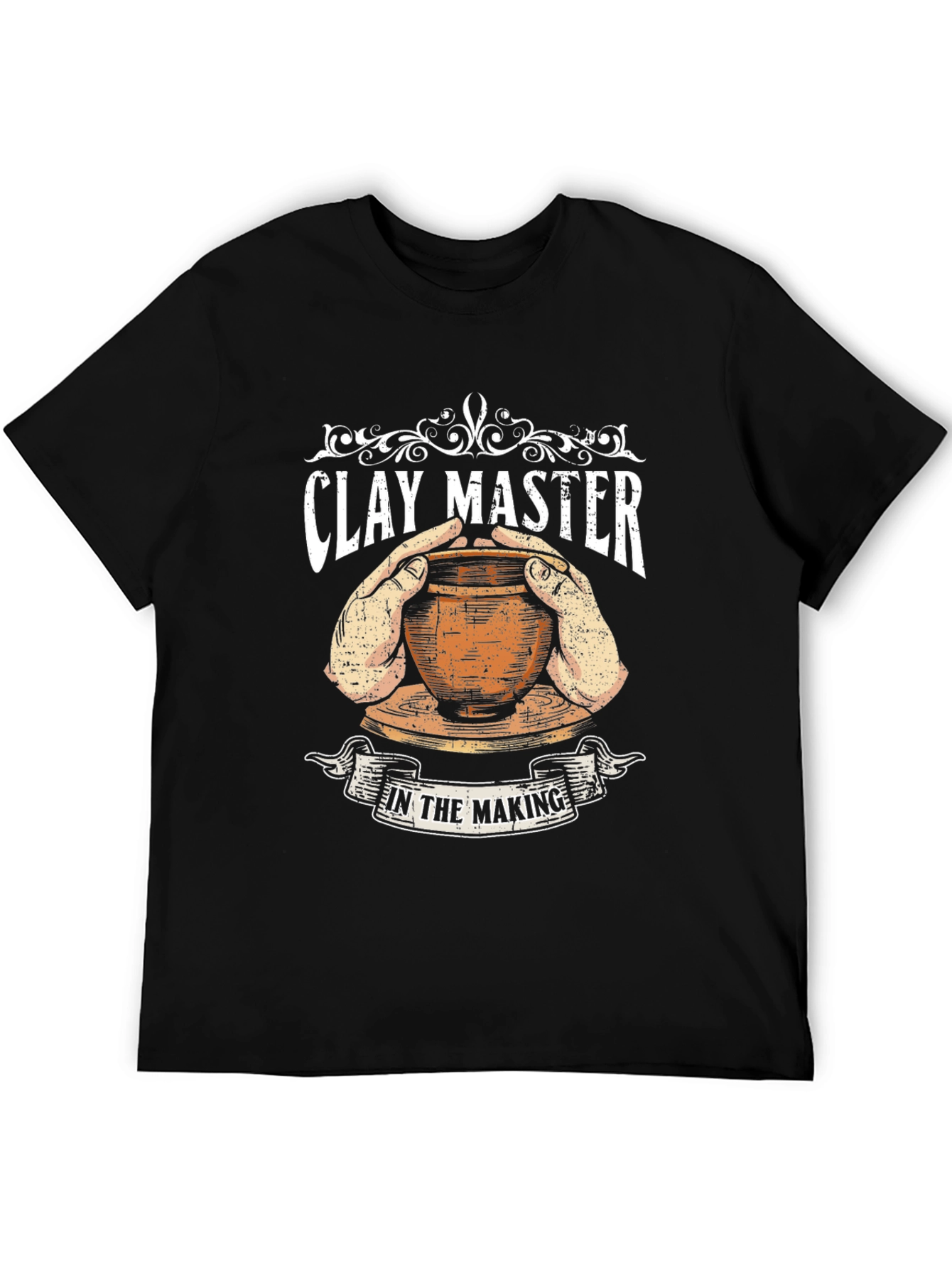 Clay Master Pottery T-Shirt - Unique Artisan Design