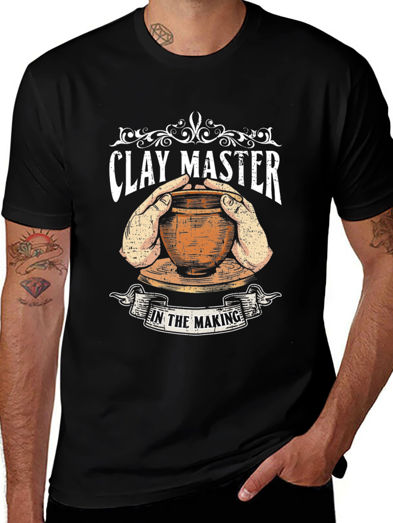 Clay Master Pottery T-Shirt - Unique Artisan Design