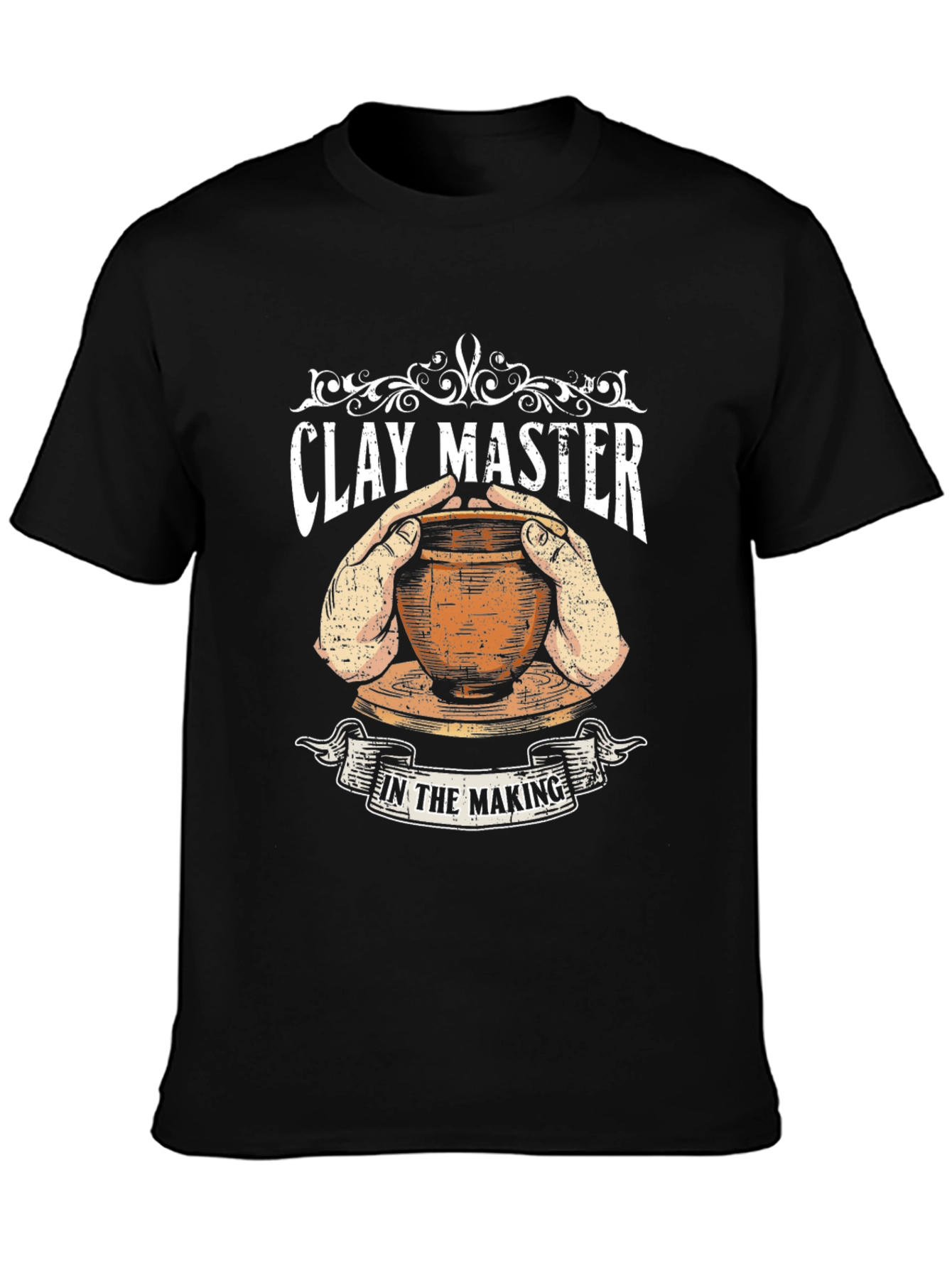 Clay Master Pottery T-Shirt - Unique Artisan Design