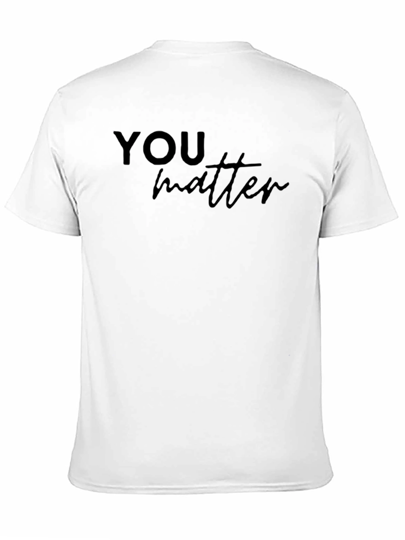 You Matter Black Graphic Tee
