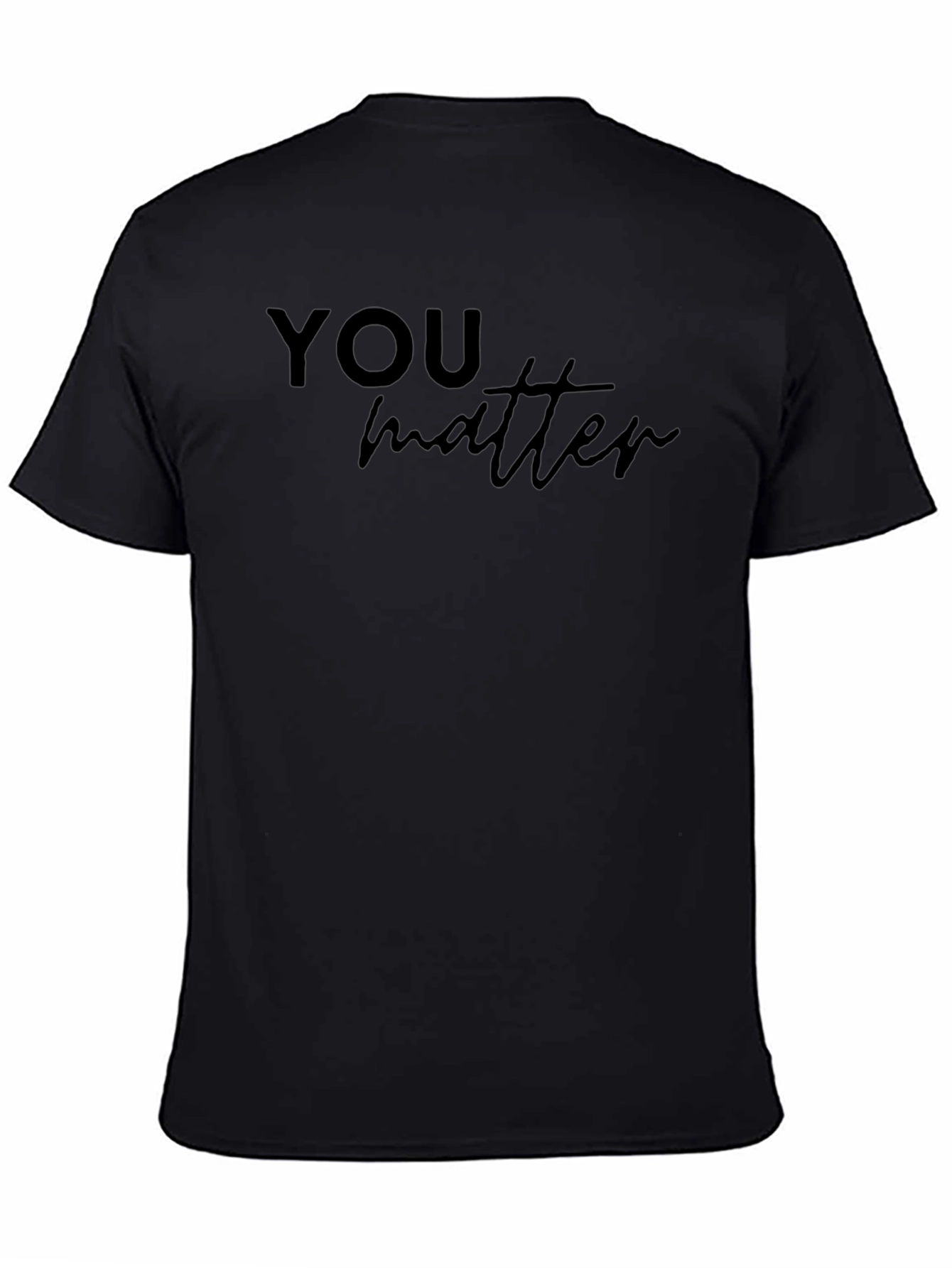 You Matter Black Graphic Tee