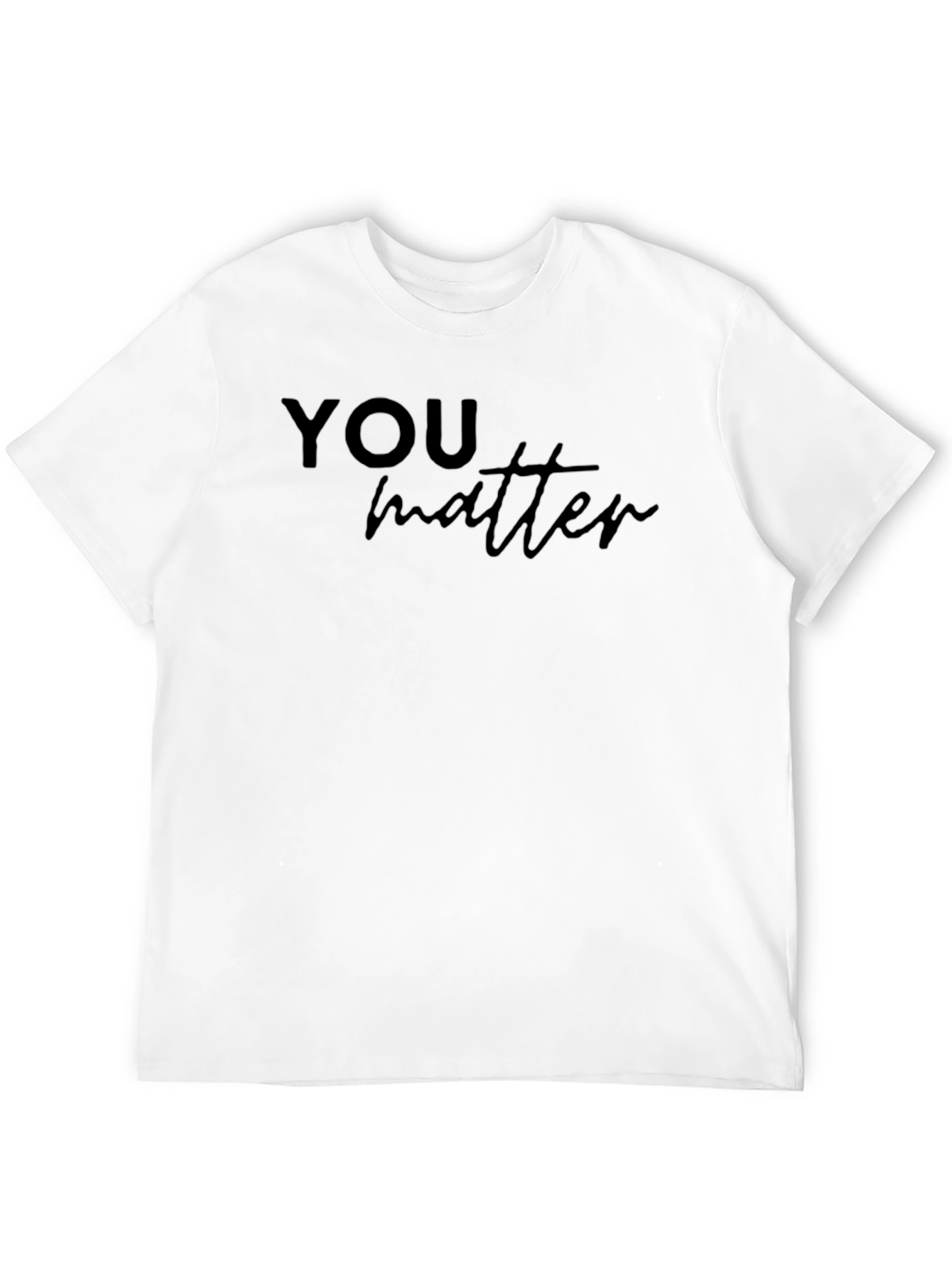 You Matter Black Graphic Tee