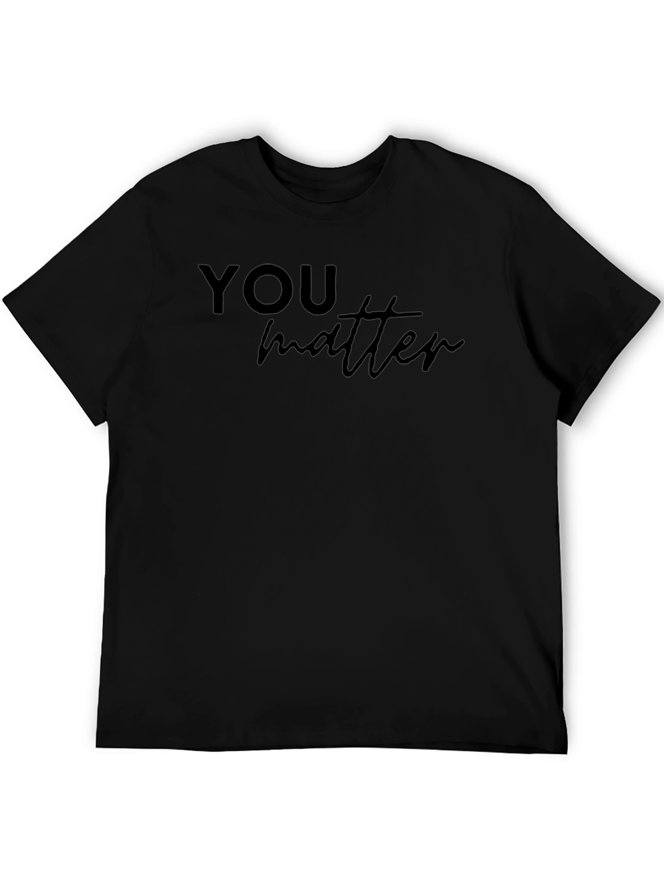 You Matter Black Graphic Tee