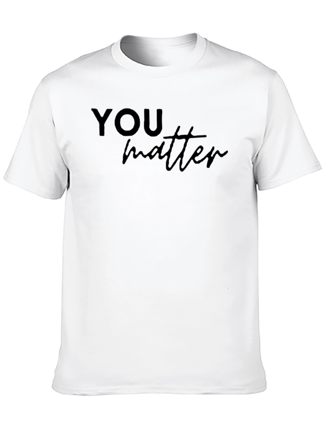 You Matter Black Graphic Tee