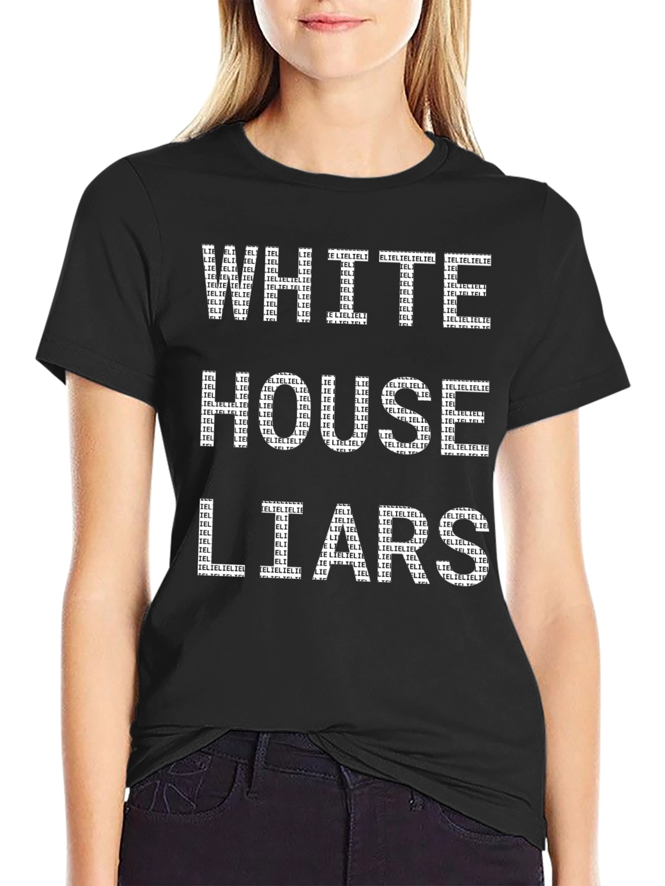 Political Statement T-Shirt: White House Liars