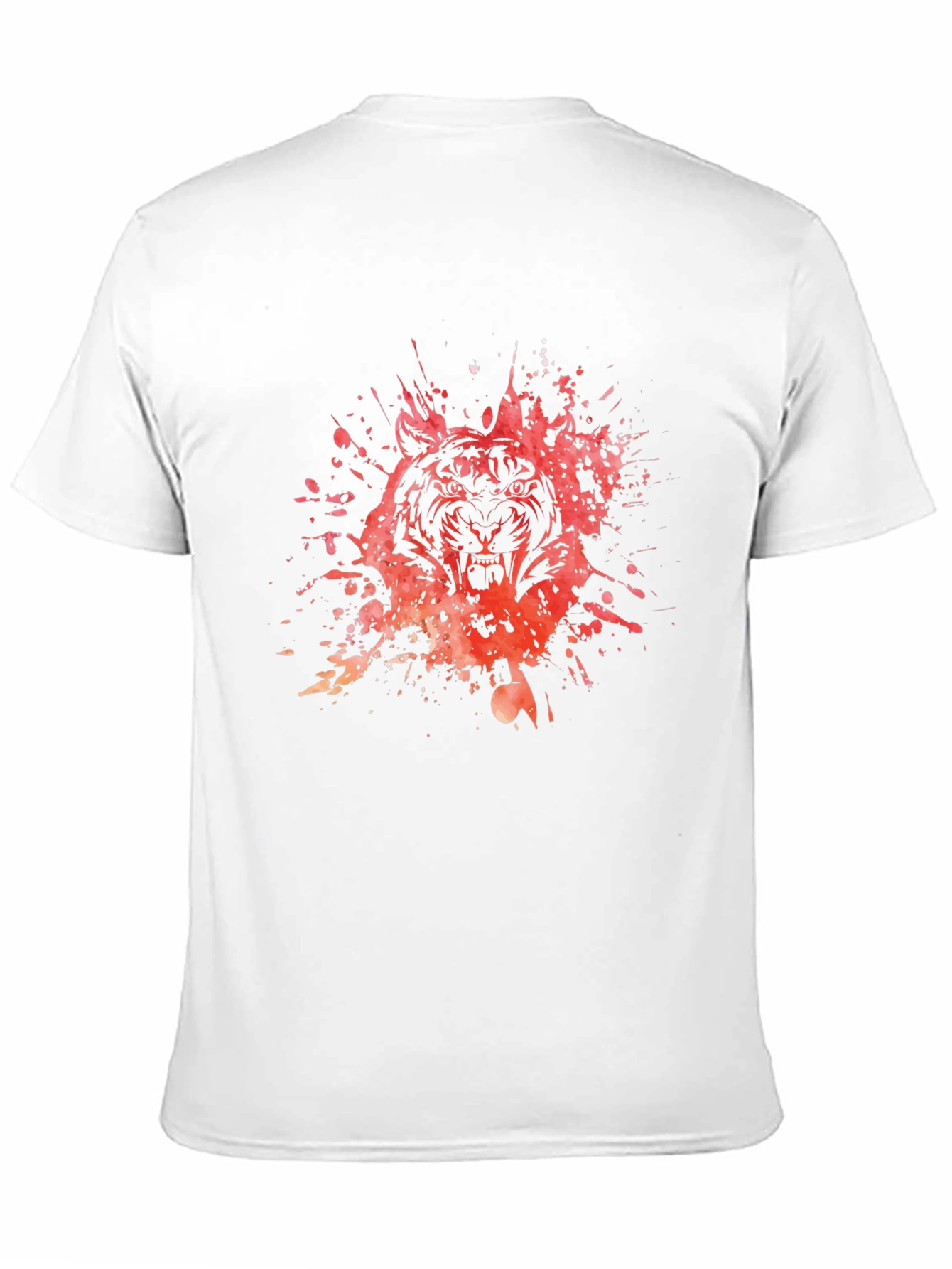 Tiger Splash Black T-Shirt