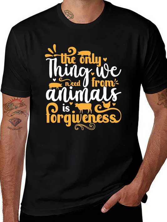 Vegan Animal Forgiveness T-Shirt - Unisex