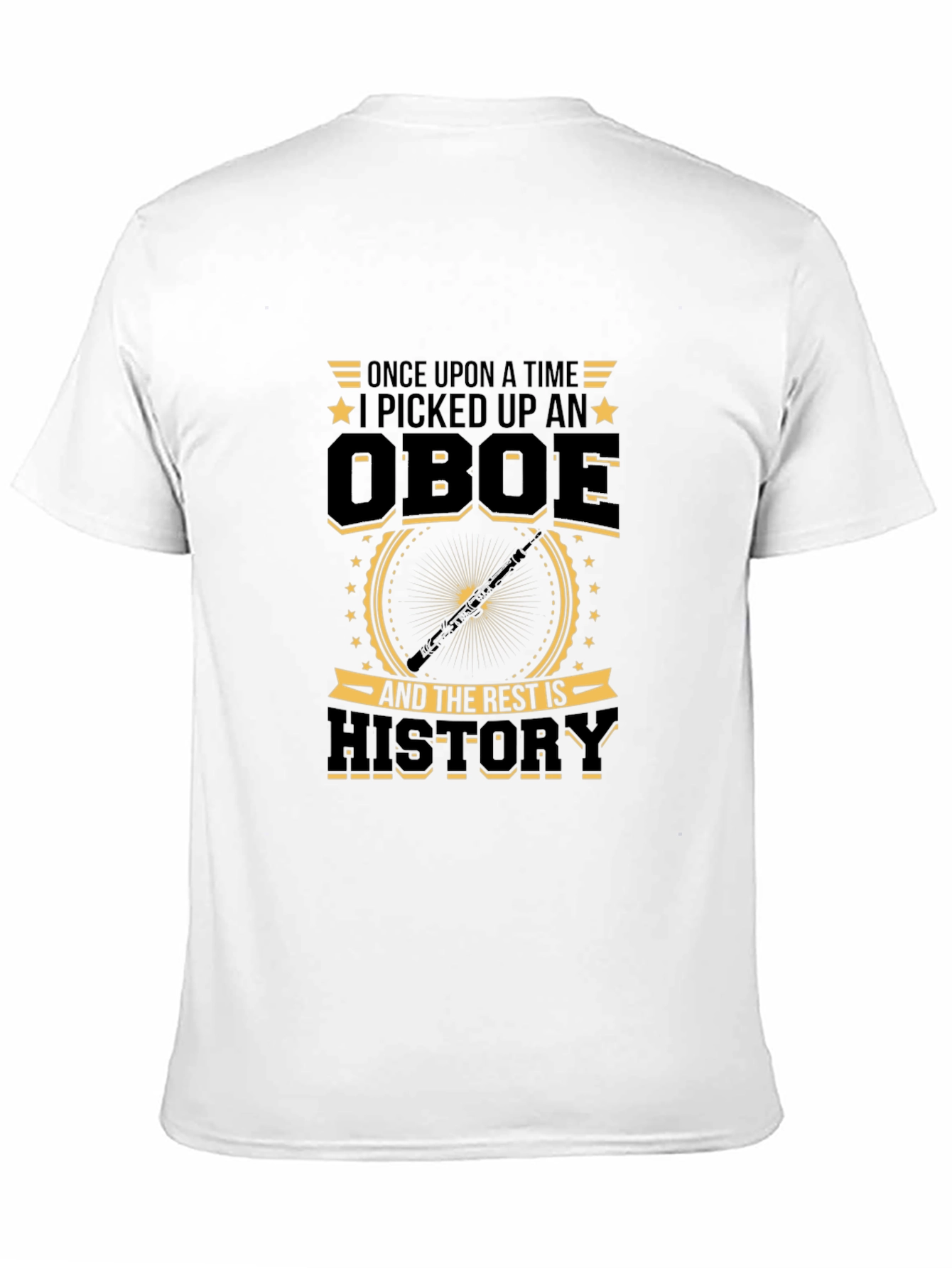 Oboe History T-Shirt - Musician Gift