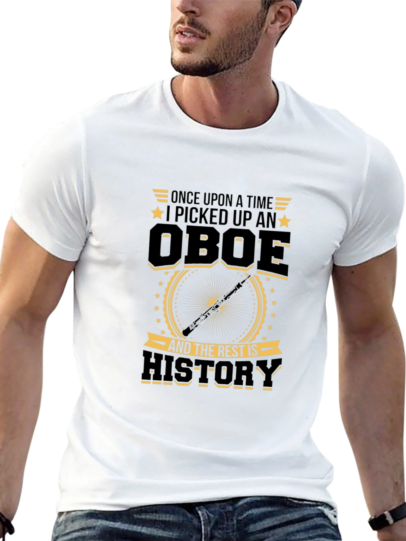 Oboe History T-Shirt - Musician Gift