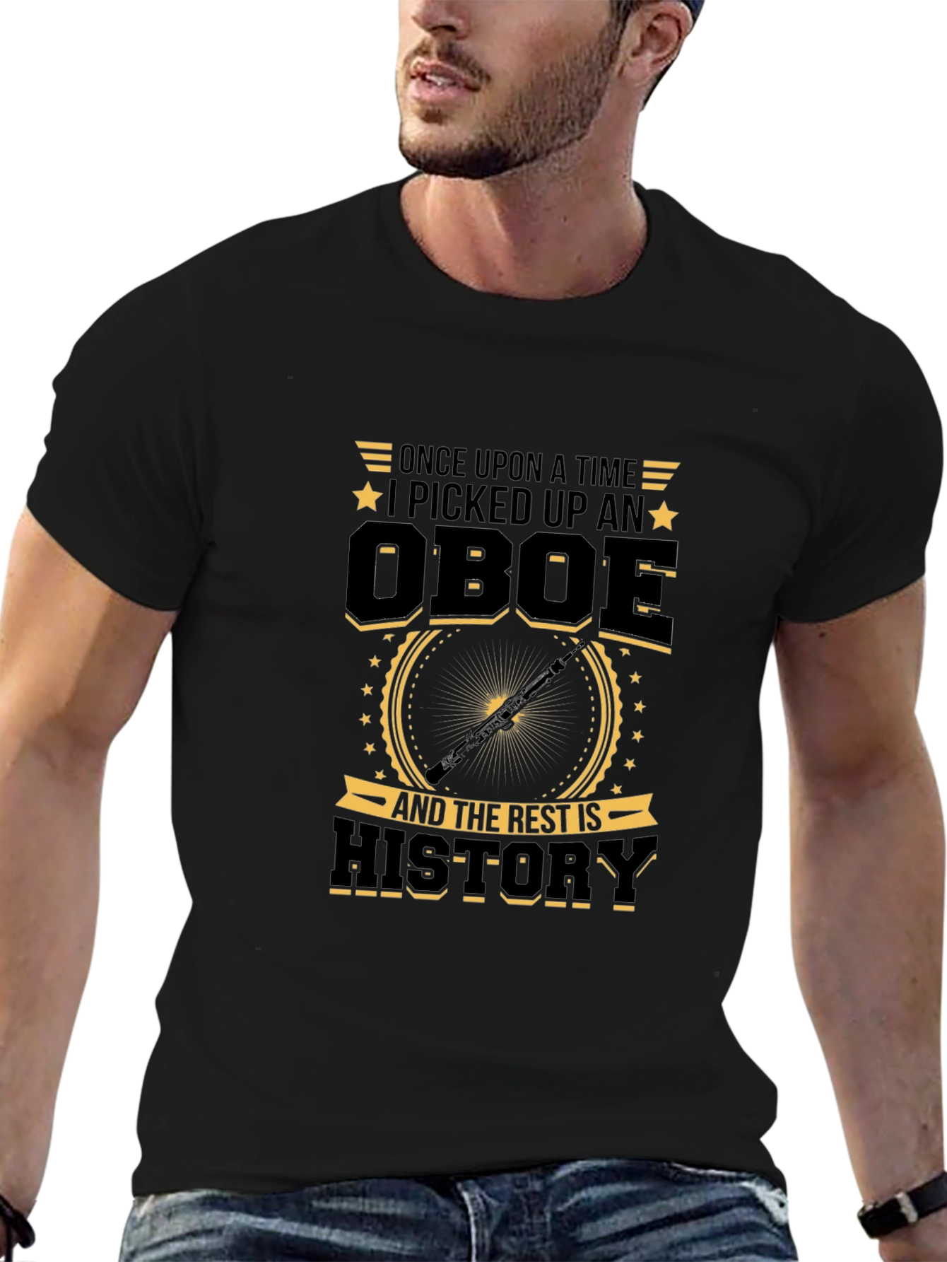 Oboe History T-Shirt - Musician Gift