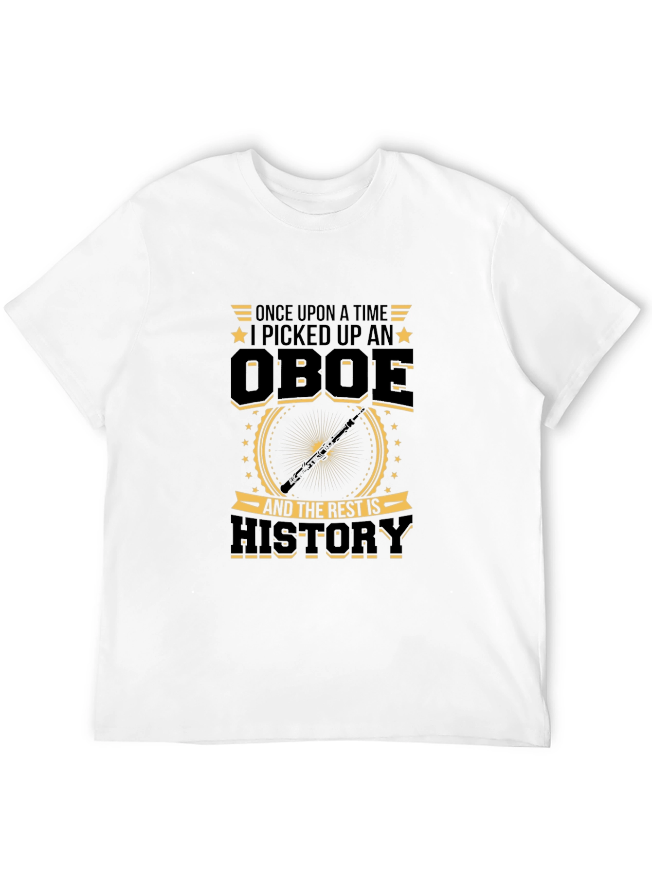 Oboe History T-Shirt - Musician Gift