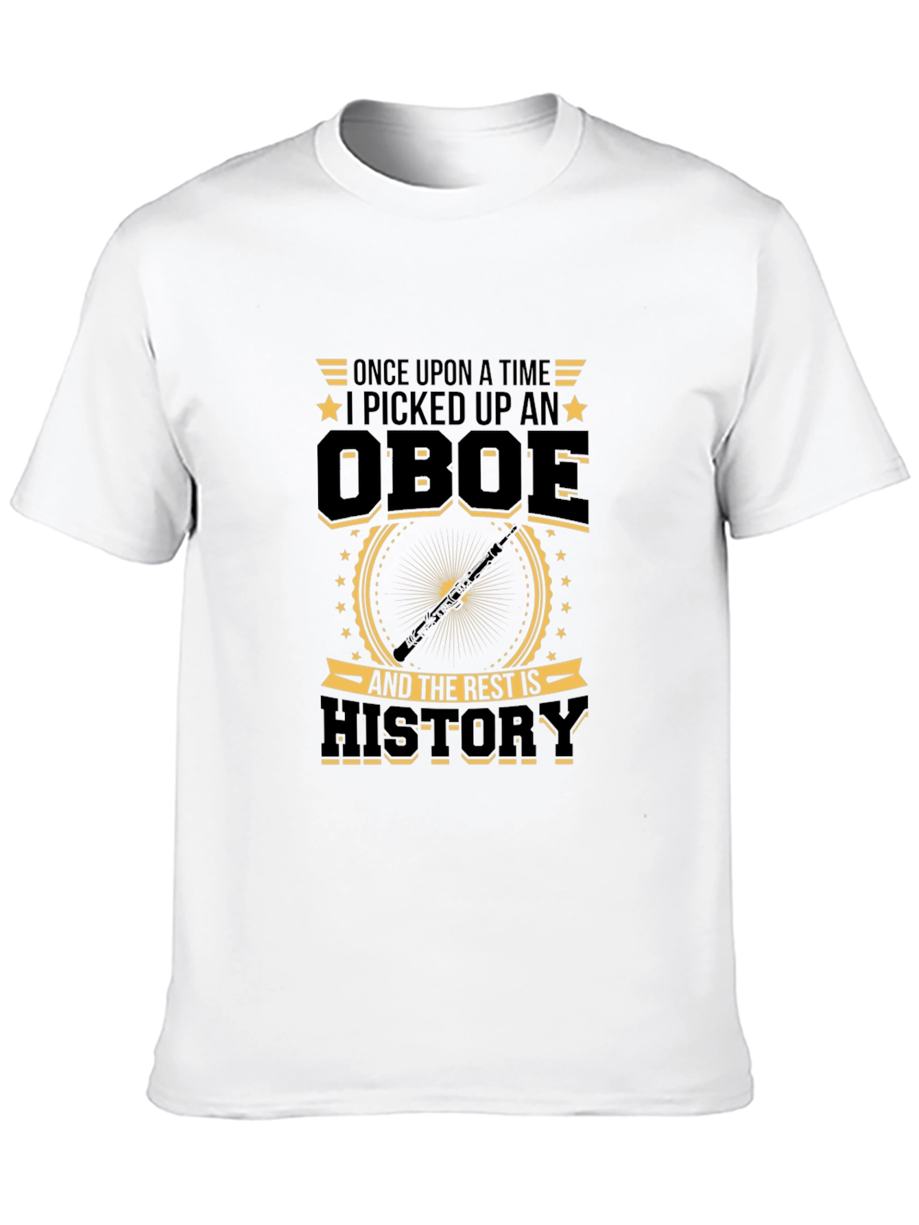 Oboe History T-Shirt - Musician Gift