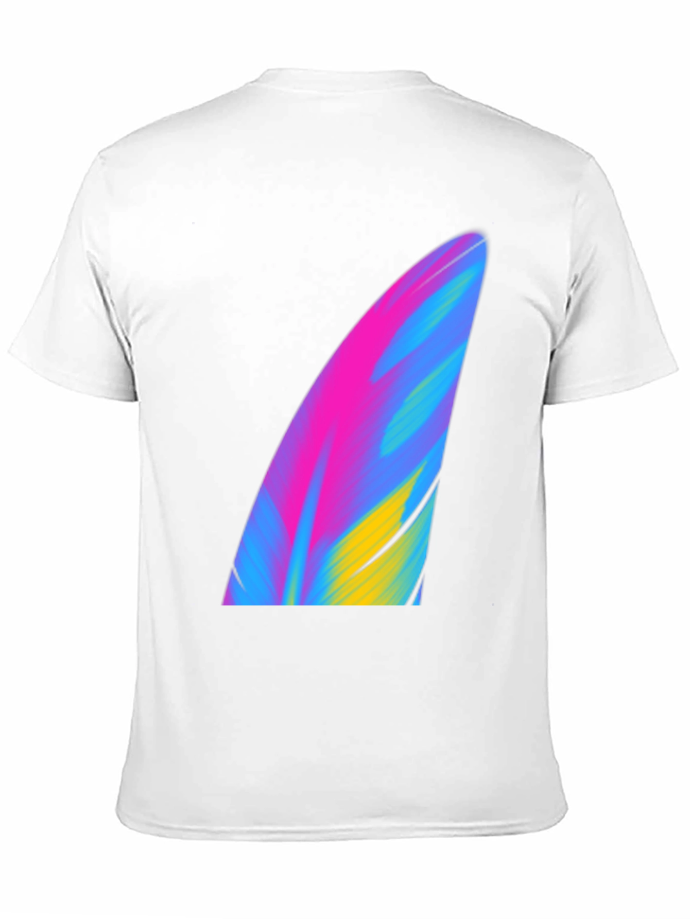 Abstract Surf Fin Graphic Tee - Black Unisex T-Shirt