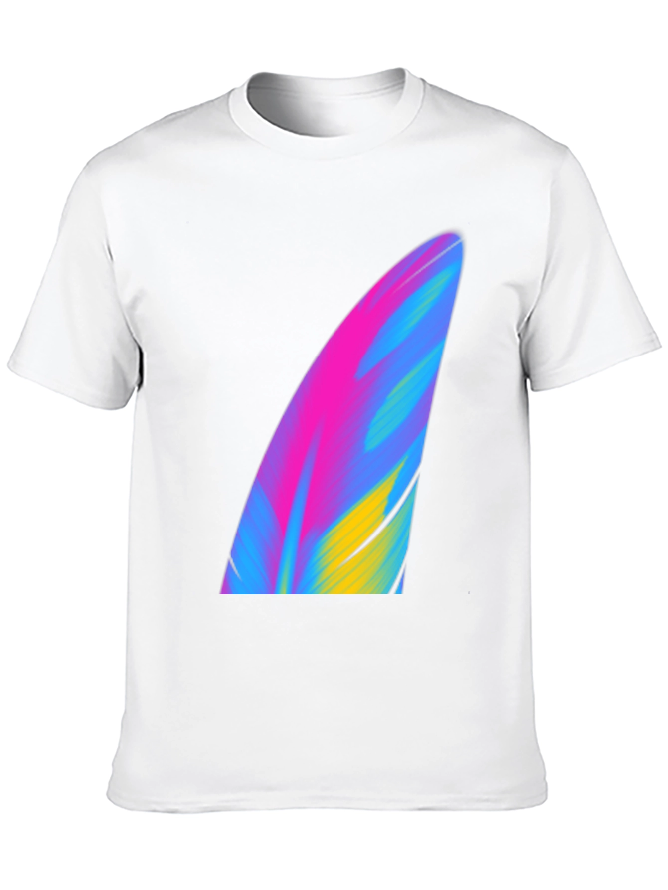 Abstract Surf Fin Graphic Tee - Black Unisex T-Shirt