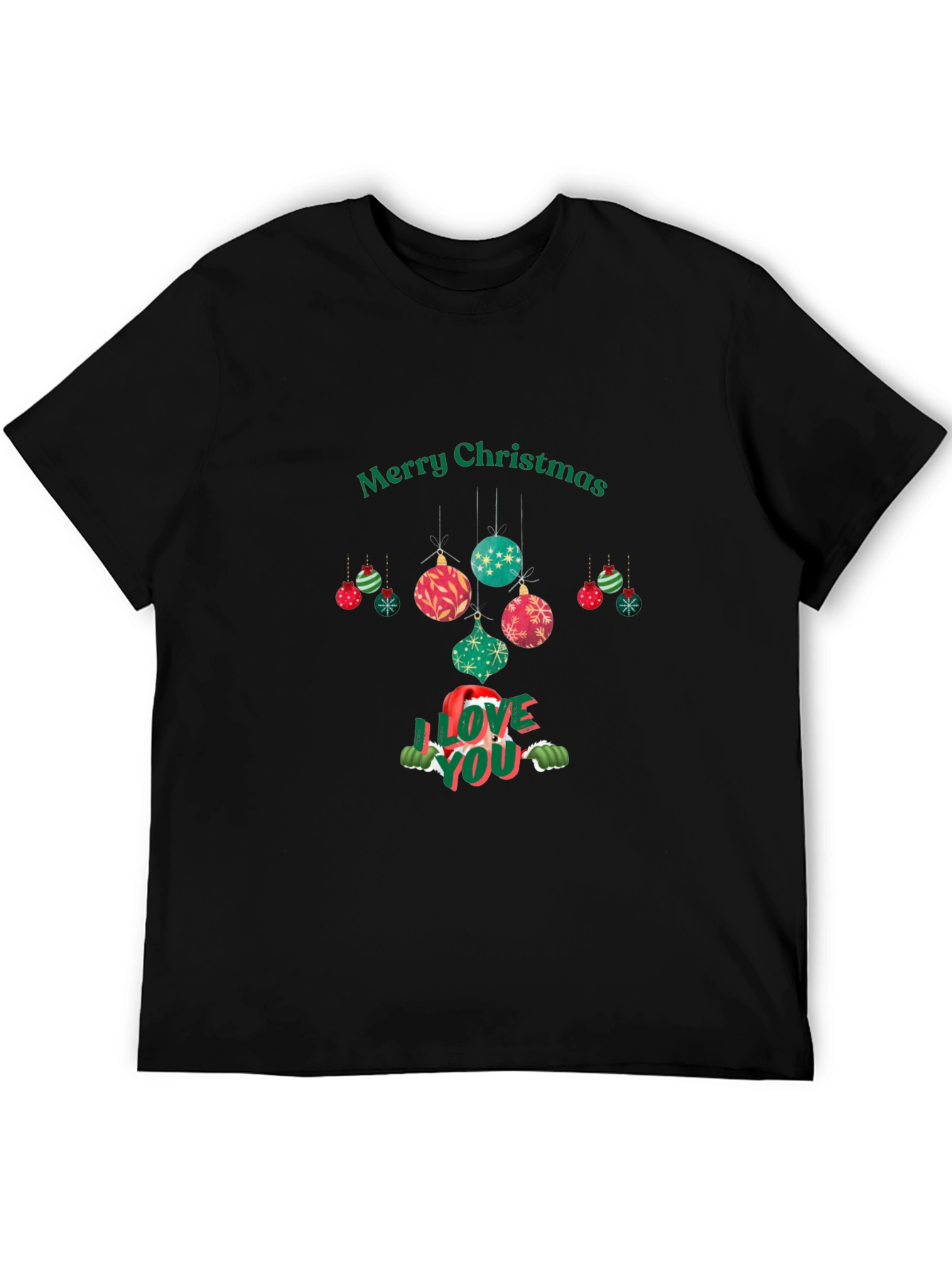 Festive Christmas I Love You Graphic Tee