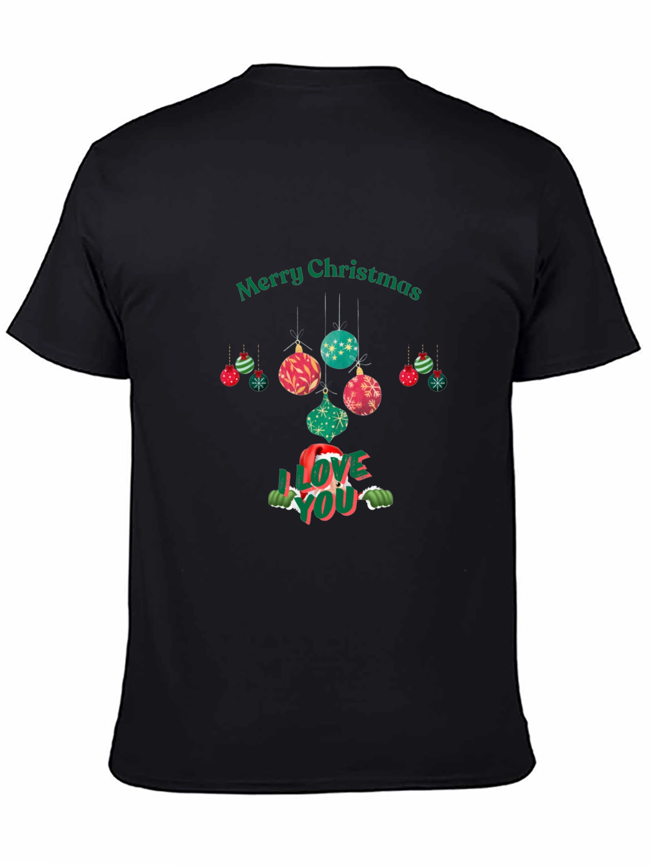 Festive Christmas I Love You Graphic Tee