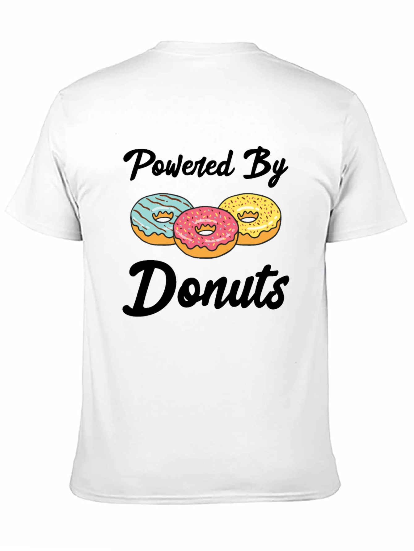 Powered By Donuts Graphic T-Shirt