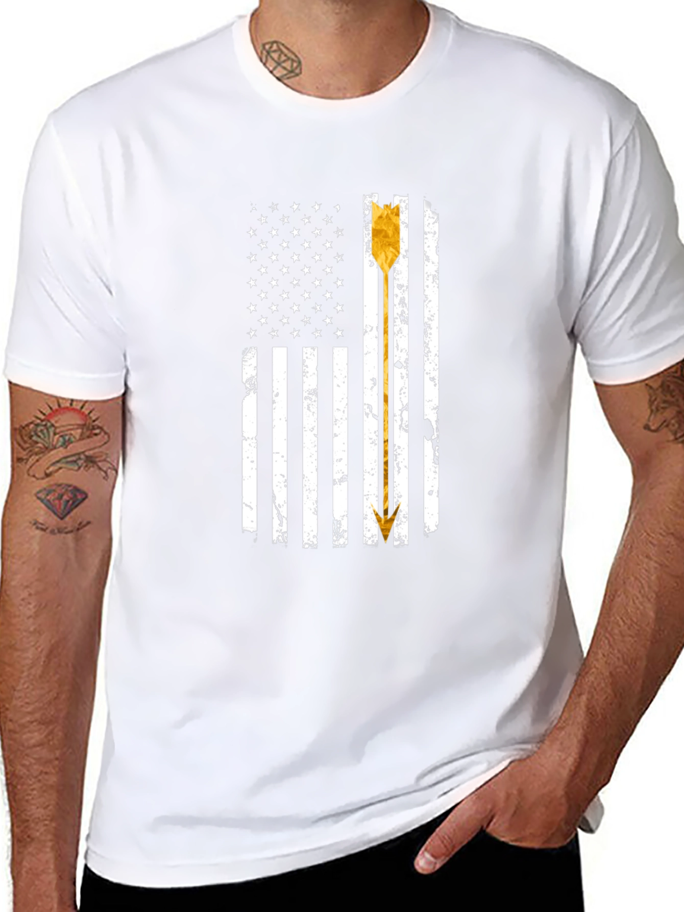 American Flag Arrow T-Shirt
